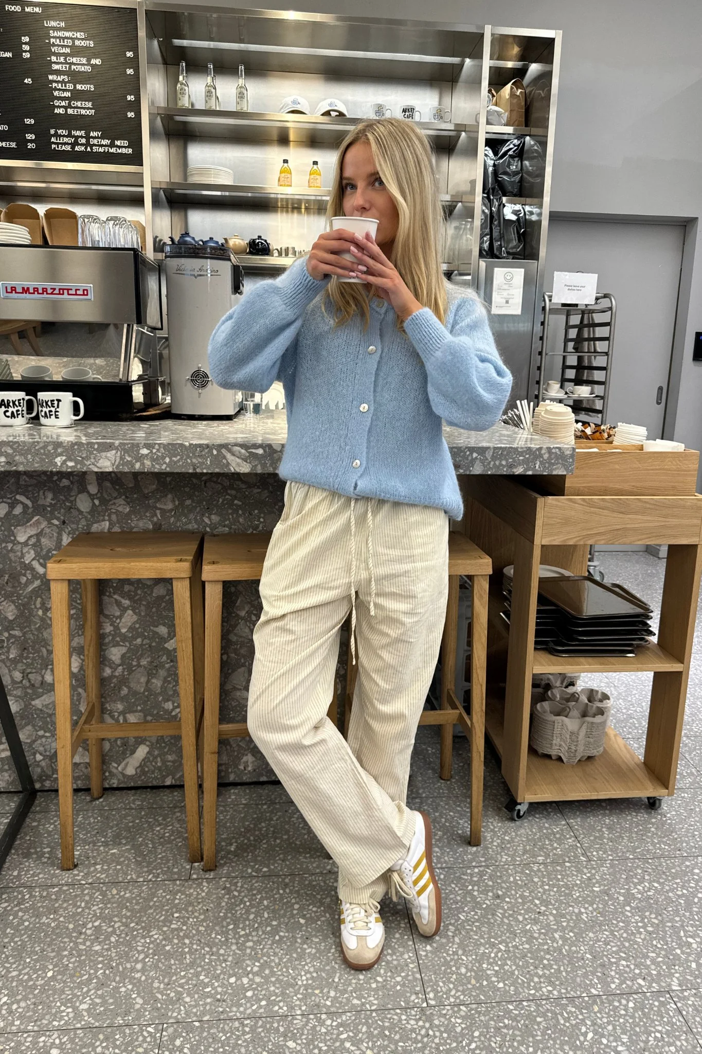 Ida Cardigan Light Blue - Image 4