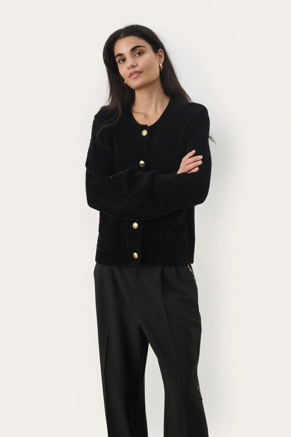 Mikapw Cardigan Black - Image 8