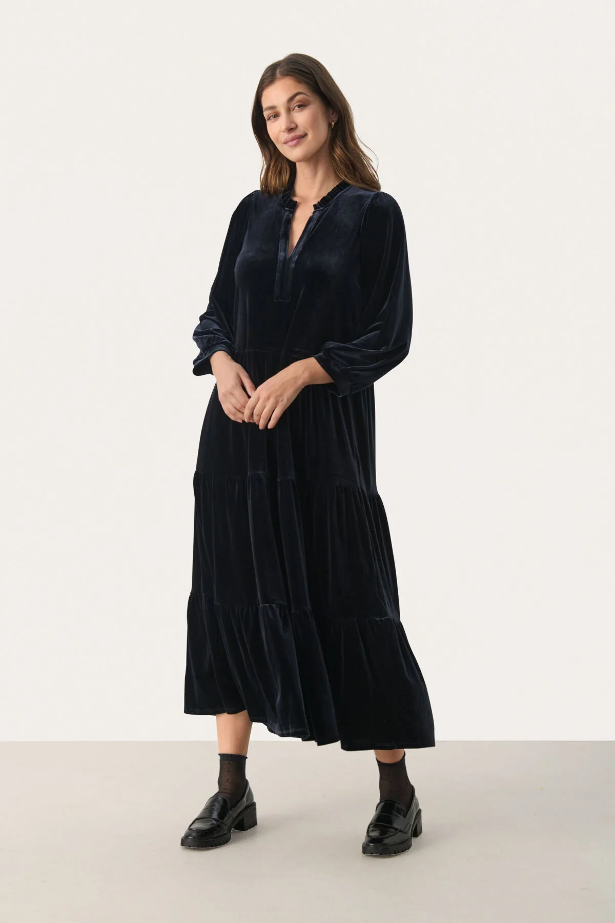 Viggasapw Dress Dark Navy - Image 7
