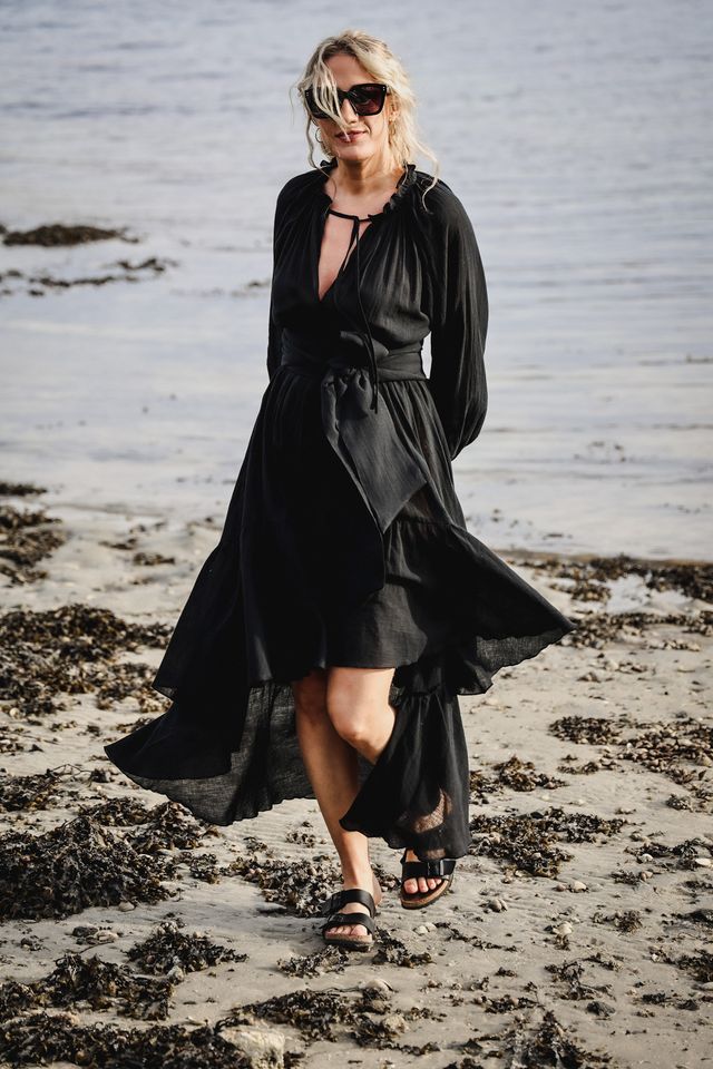 Beach Seniorita Dress Black - Image 4