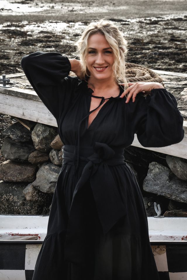 Beach Seniorita Dress Black - Image 6