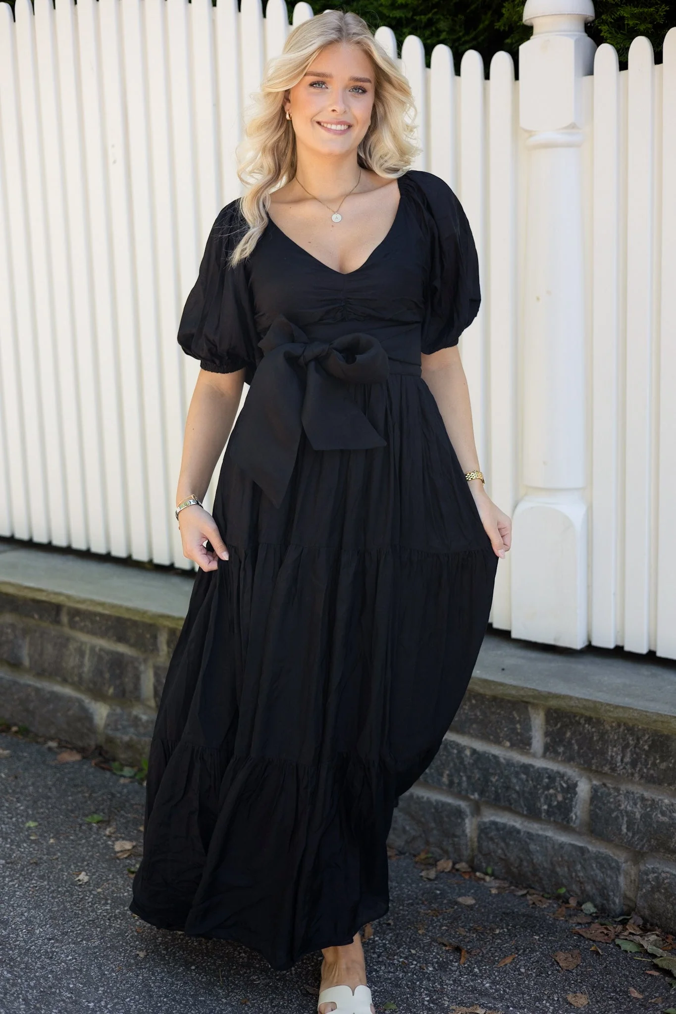 Napoli Long Dress Black