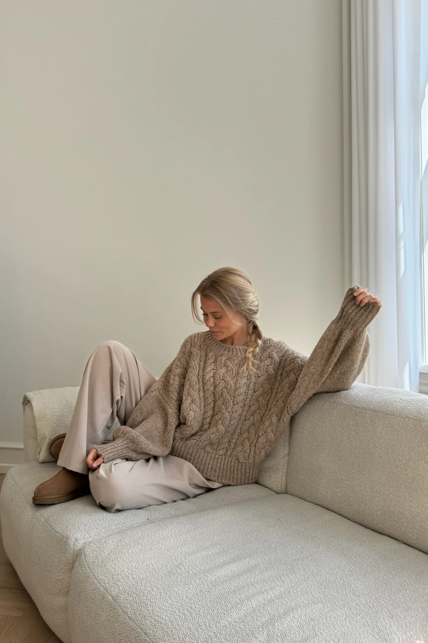 Nora Sweater Beige - Image 3