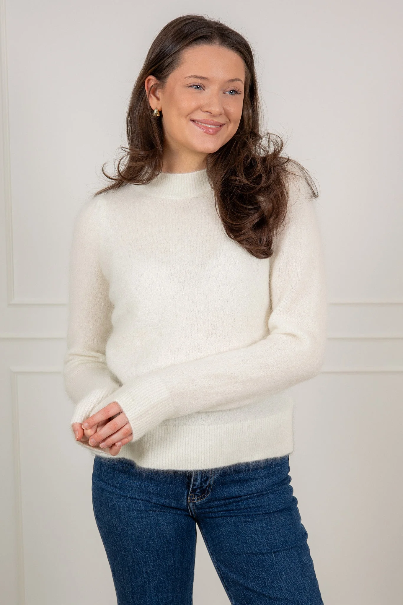 Bella Mohair Sweater Cream