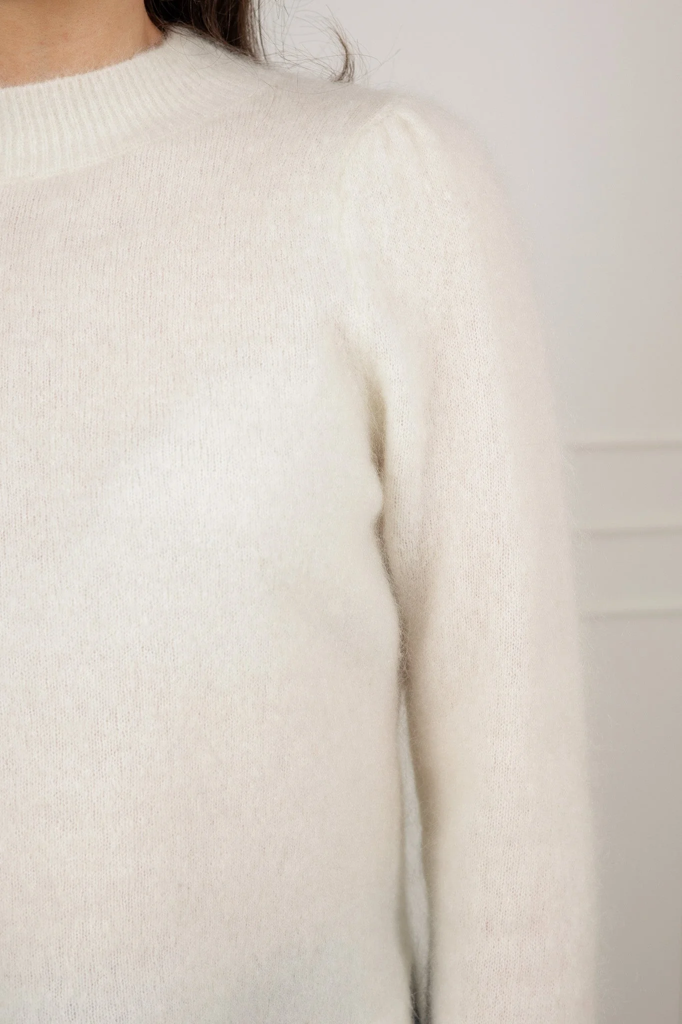 Bella Mohair Sweater Cream - Image 4