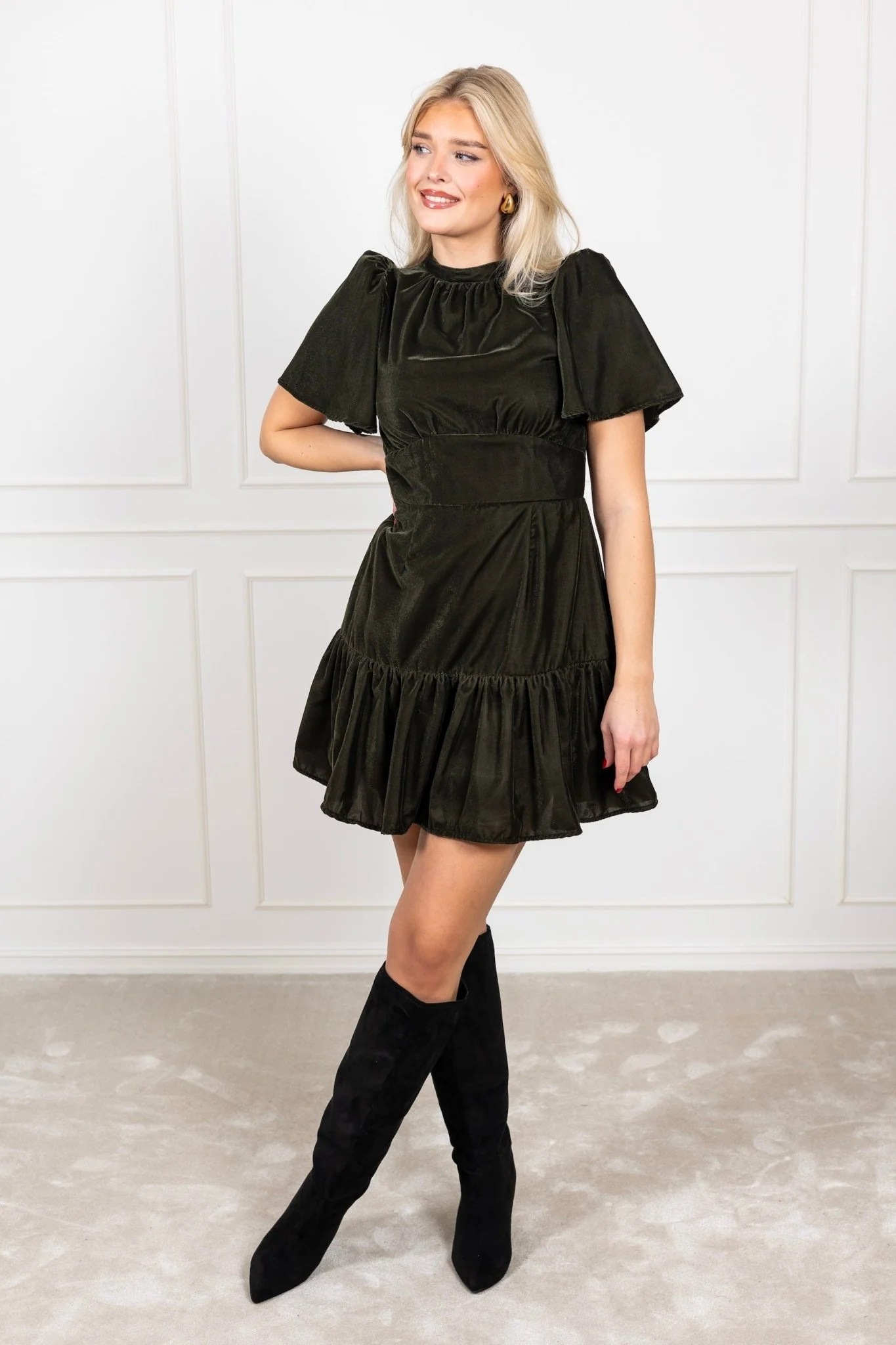 Jolie Dress Velvet Forest - Image 3