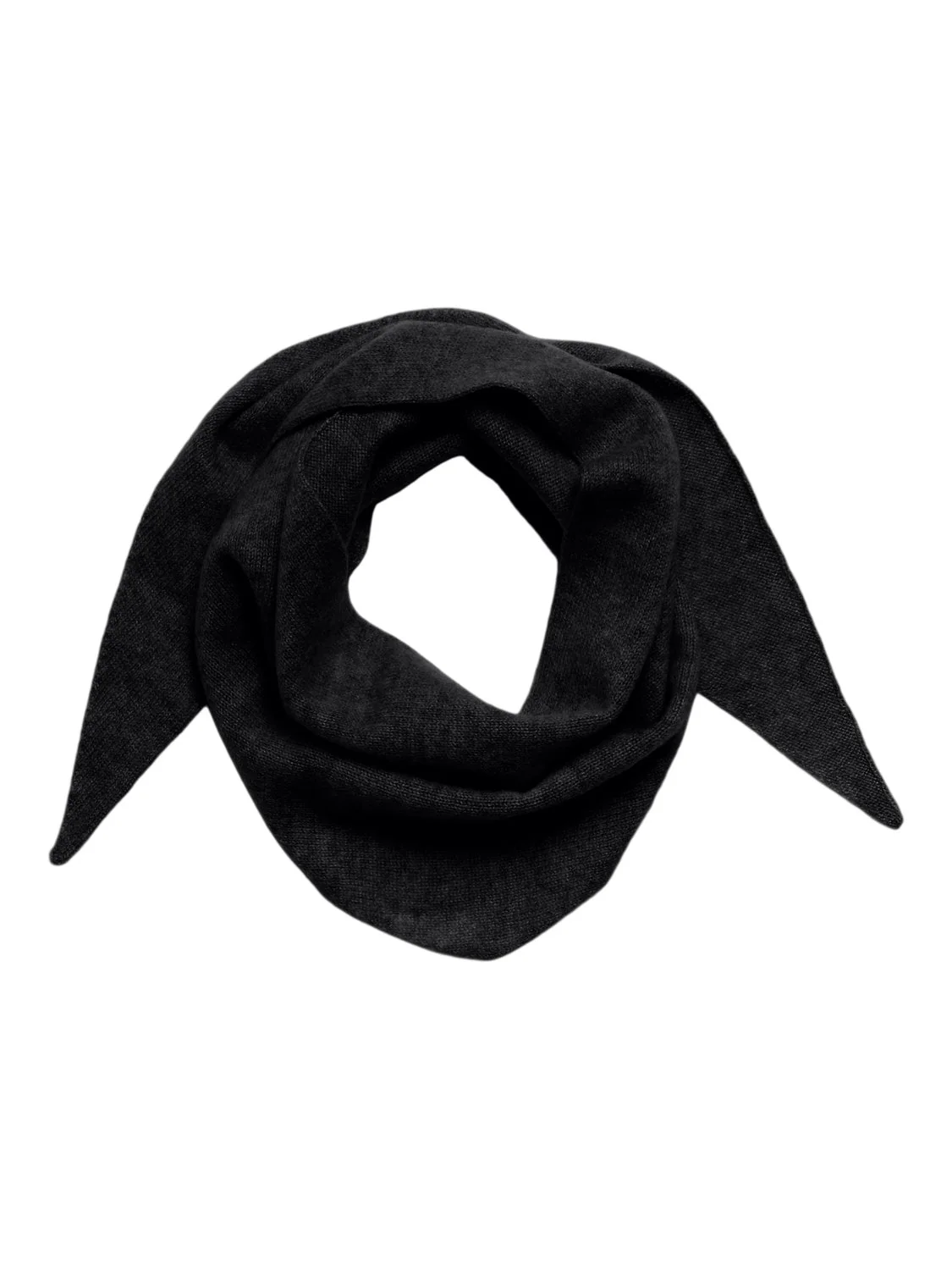 Maria Narrow Cashmere Scarf Black - Image 2