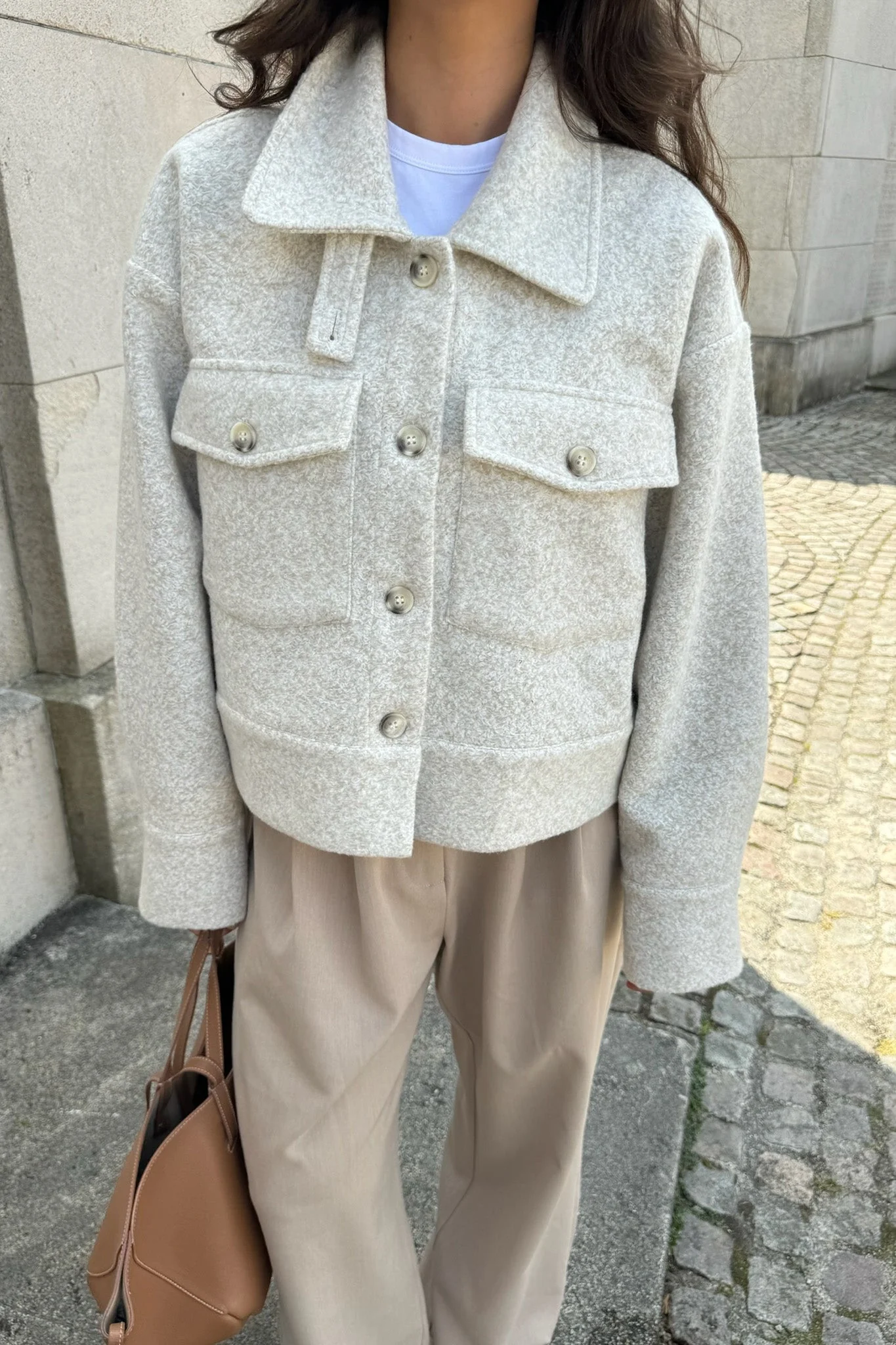 Lauraic Jacket Sand Melange - Image 5