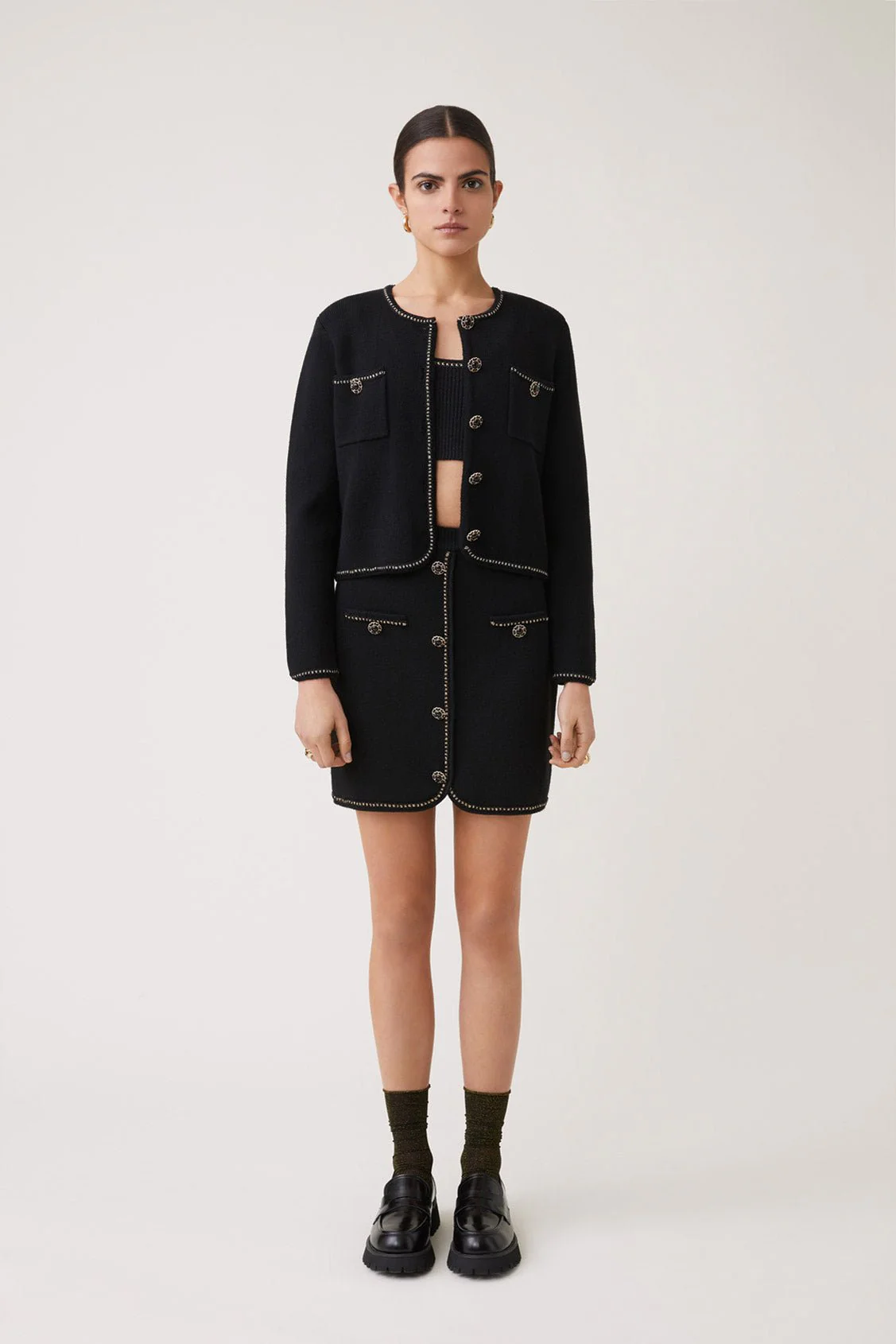 Garvi Cardigan Noir - Image 3