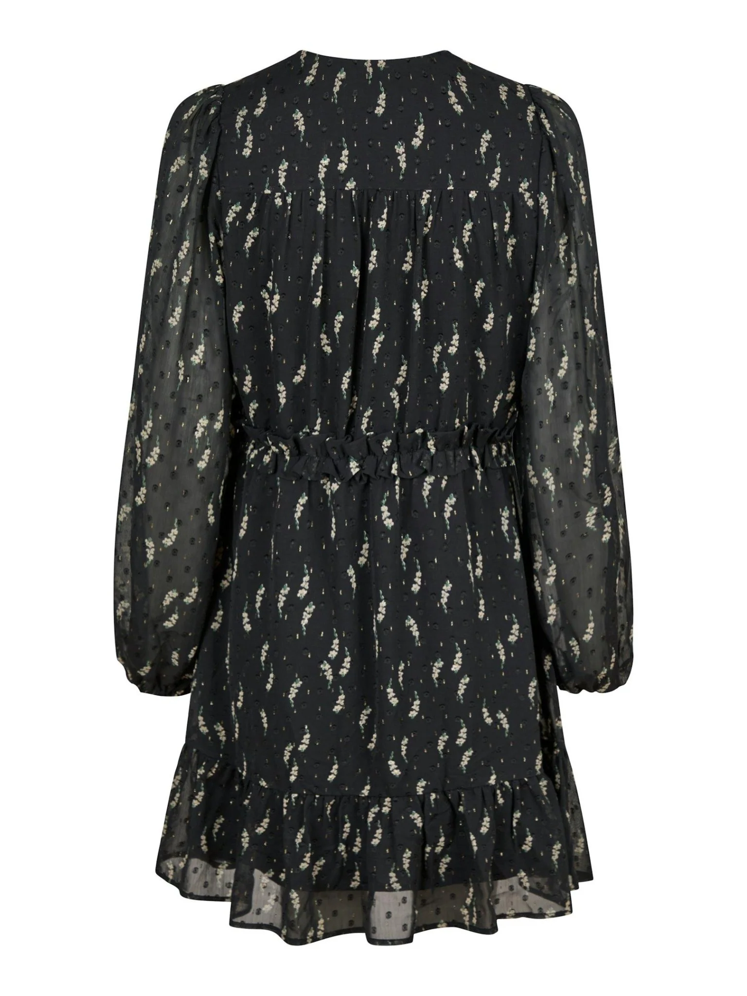 Bethie Flower Branch Dress Black - Image 10