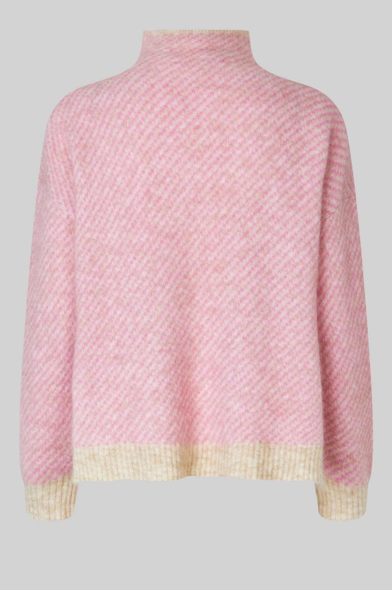 Capella Knit T-Neck Pink Cosmos - Image 9