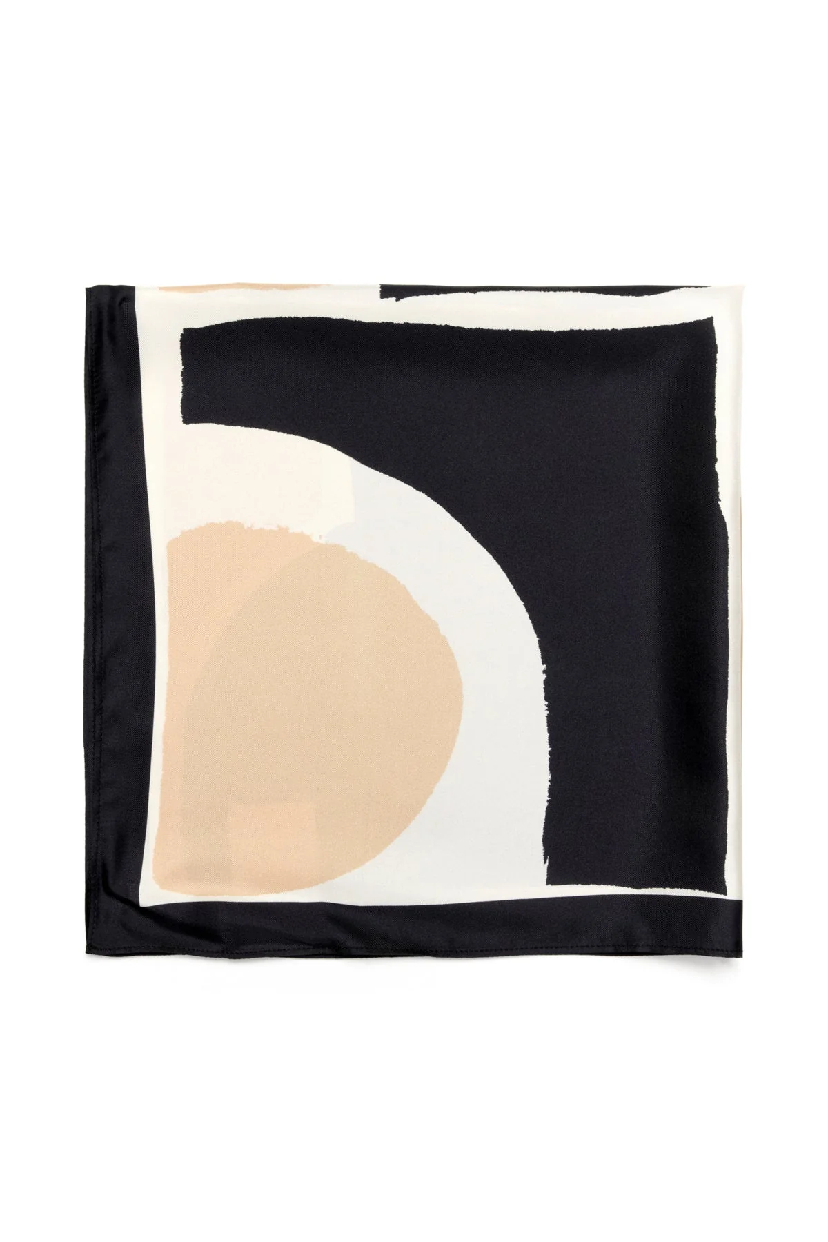 Rafiq Scarf Neutral Soft Blocks - Image 3