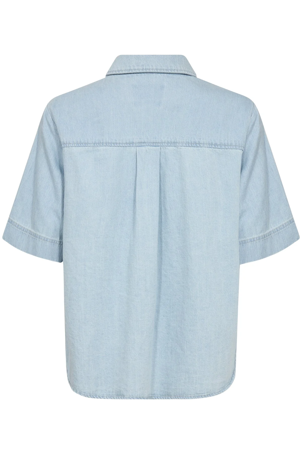 Niclapw Shirt Whiteish Blue Denim - Image 6