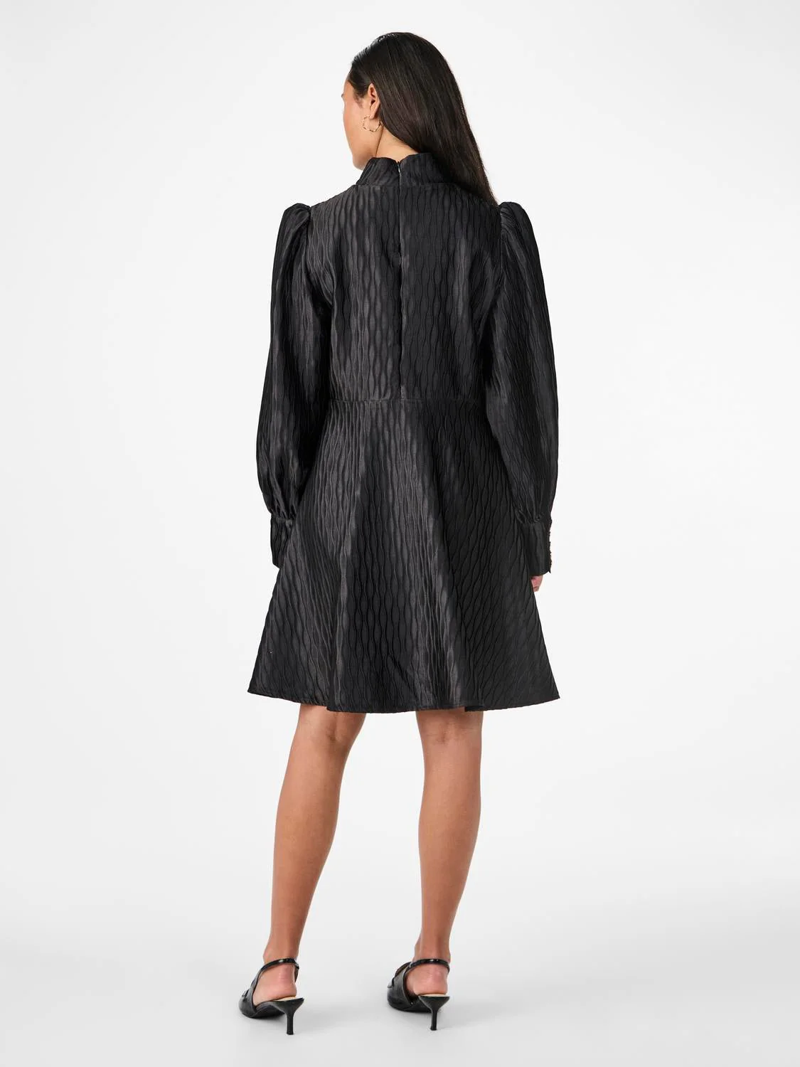 Yasripple Ls Dress Black - Image 10