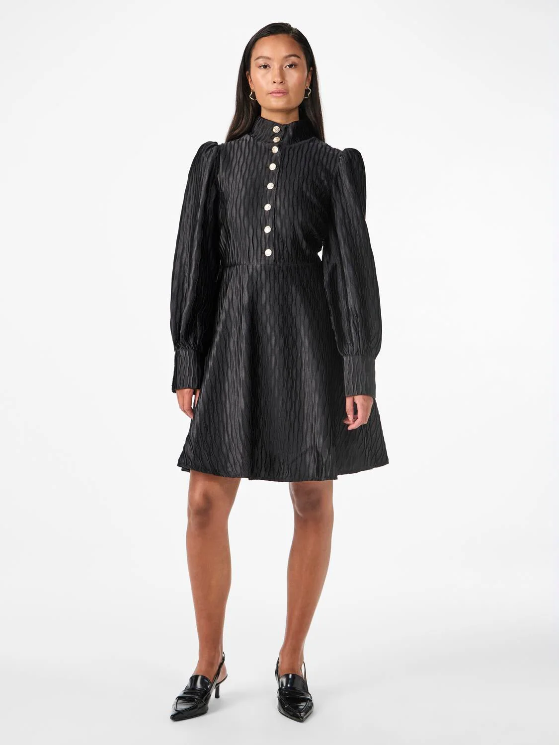 Yasripple Ls Dress Black - Image 8