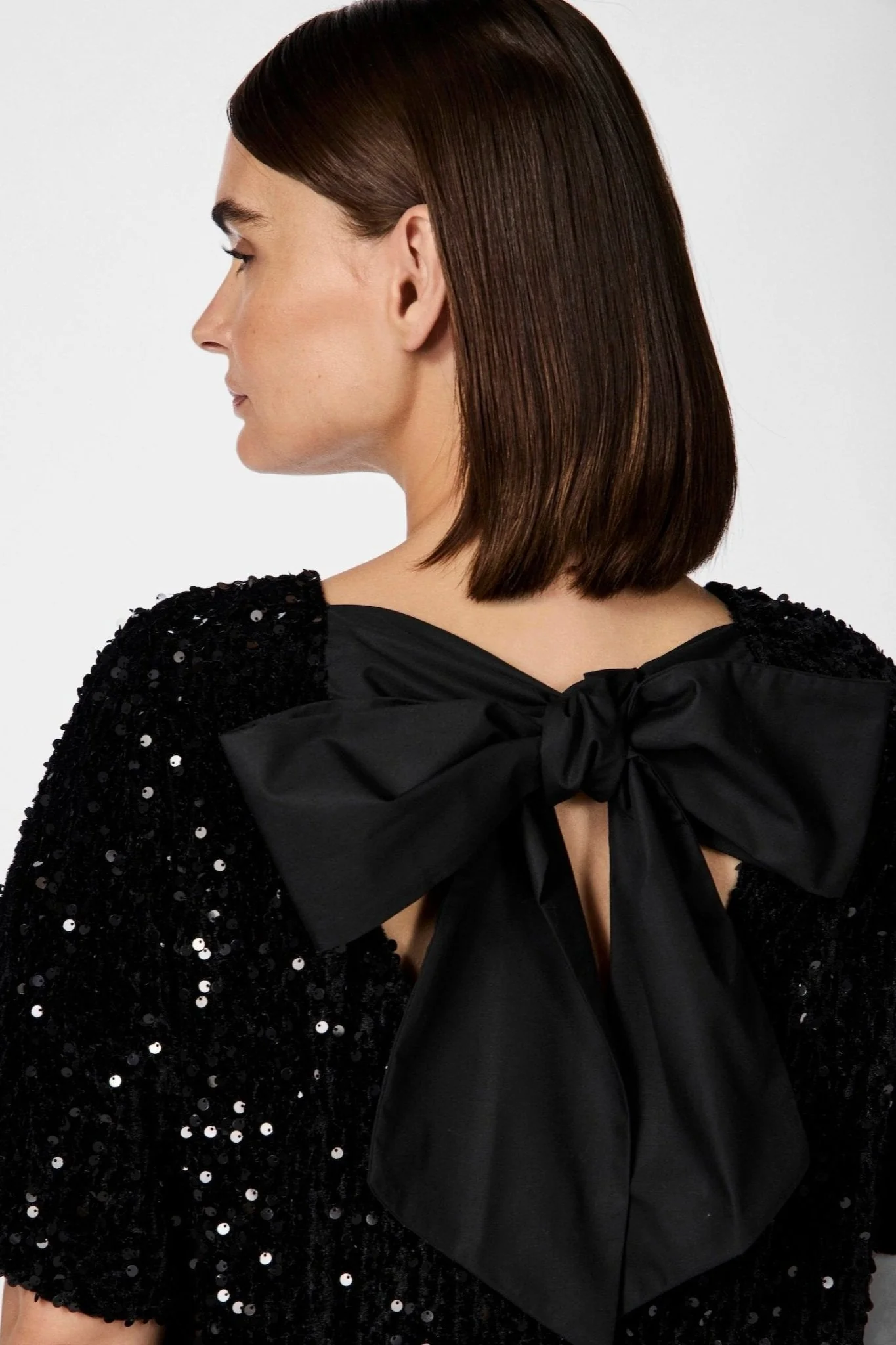 Yasfudsy 2/4 Short Dress Black - Image 7