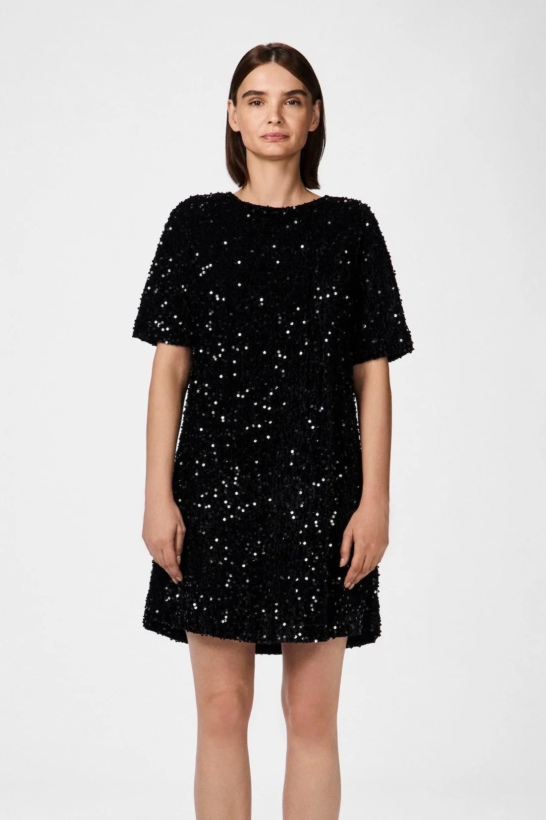 Yasfudsy 2/4 Short Dress Black - Image 9