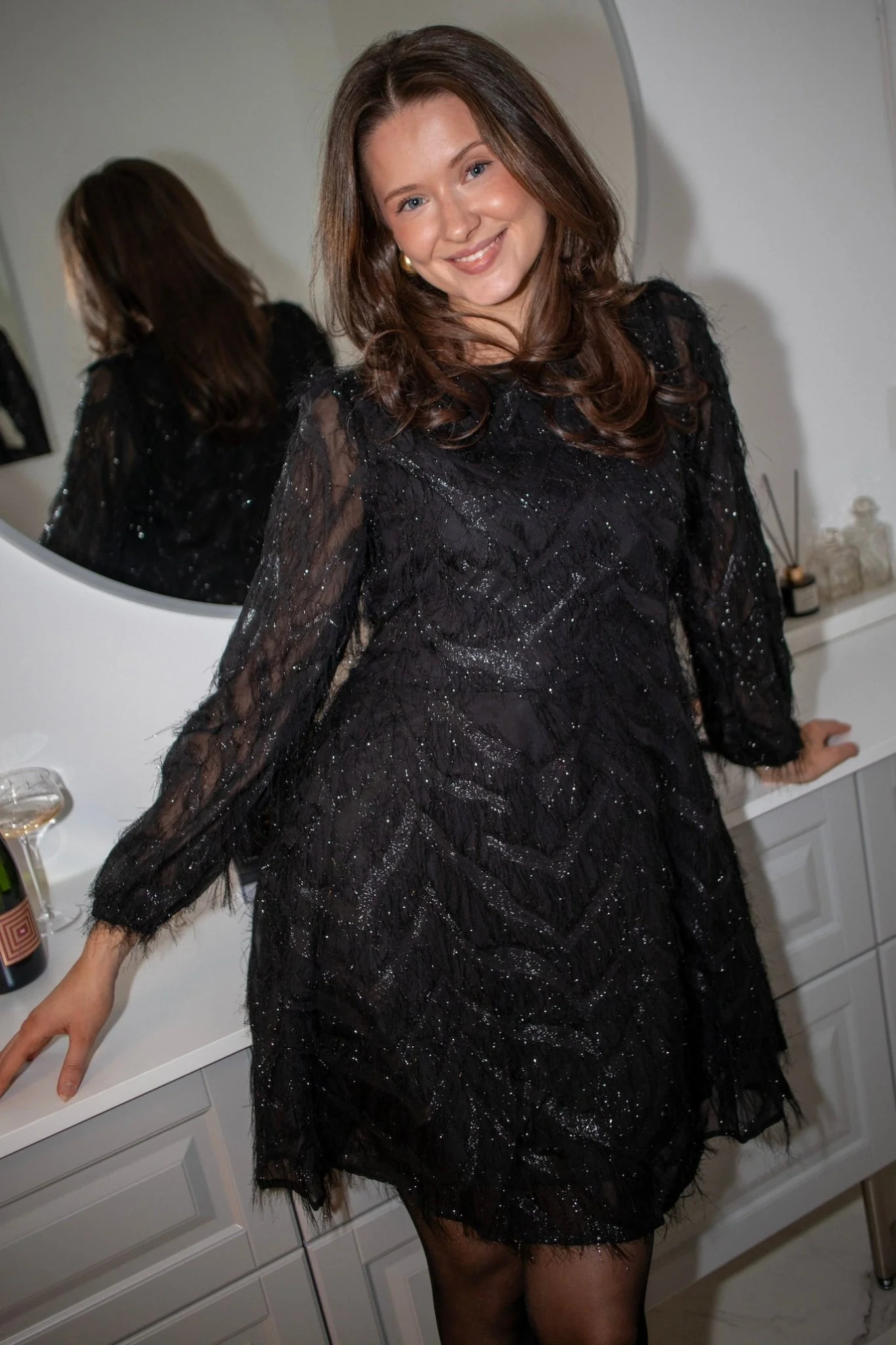 Elini Dress Black - Image 5