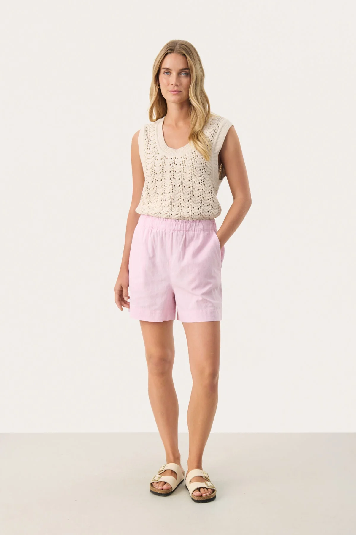 Riggepw Shorts Pink Nectar Chambrey - Image 4