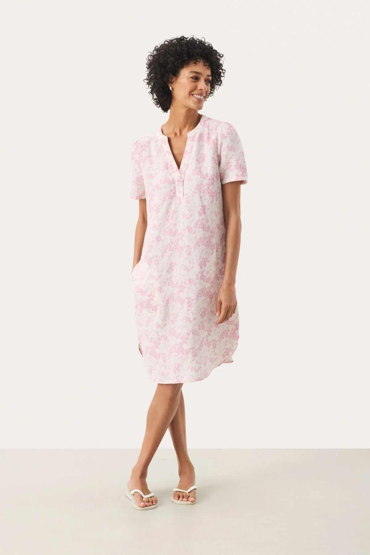 Aminasepw Dress Pink Nectar Contrast Flower - Image 6