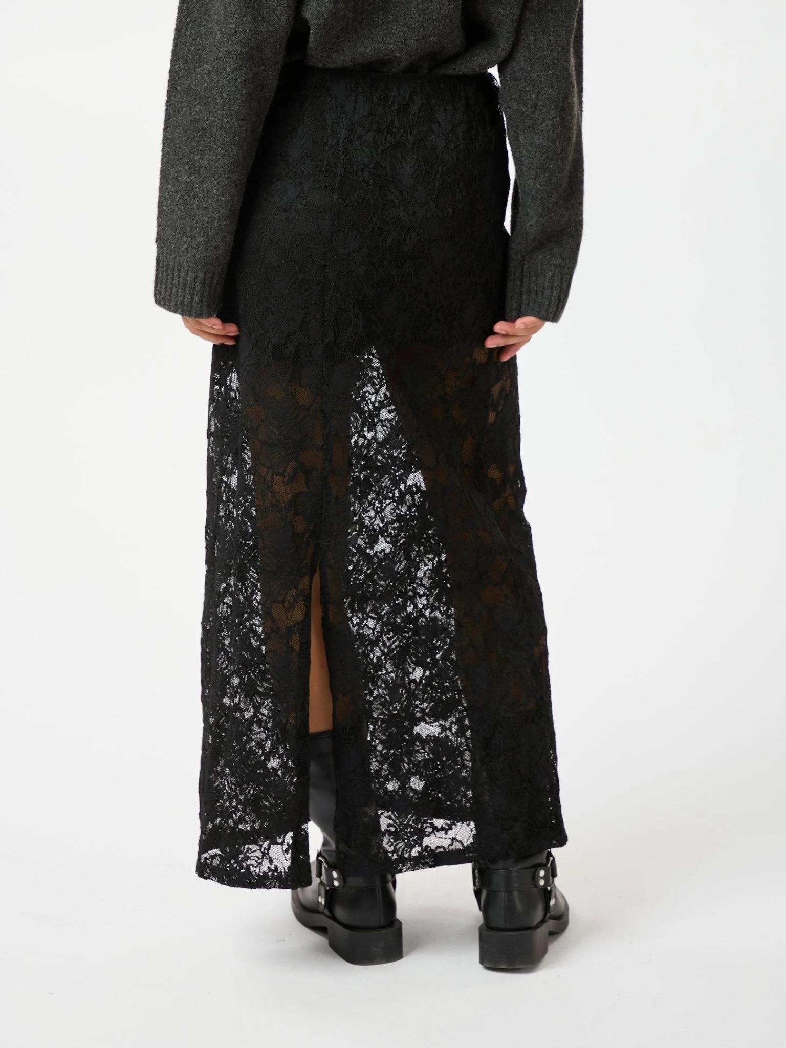 Emmie Lace Skirt Black - Image 7