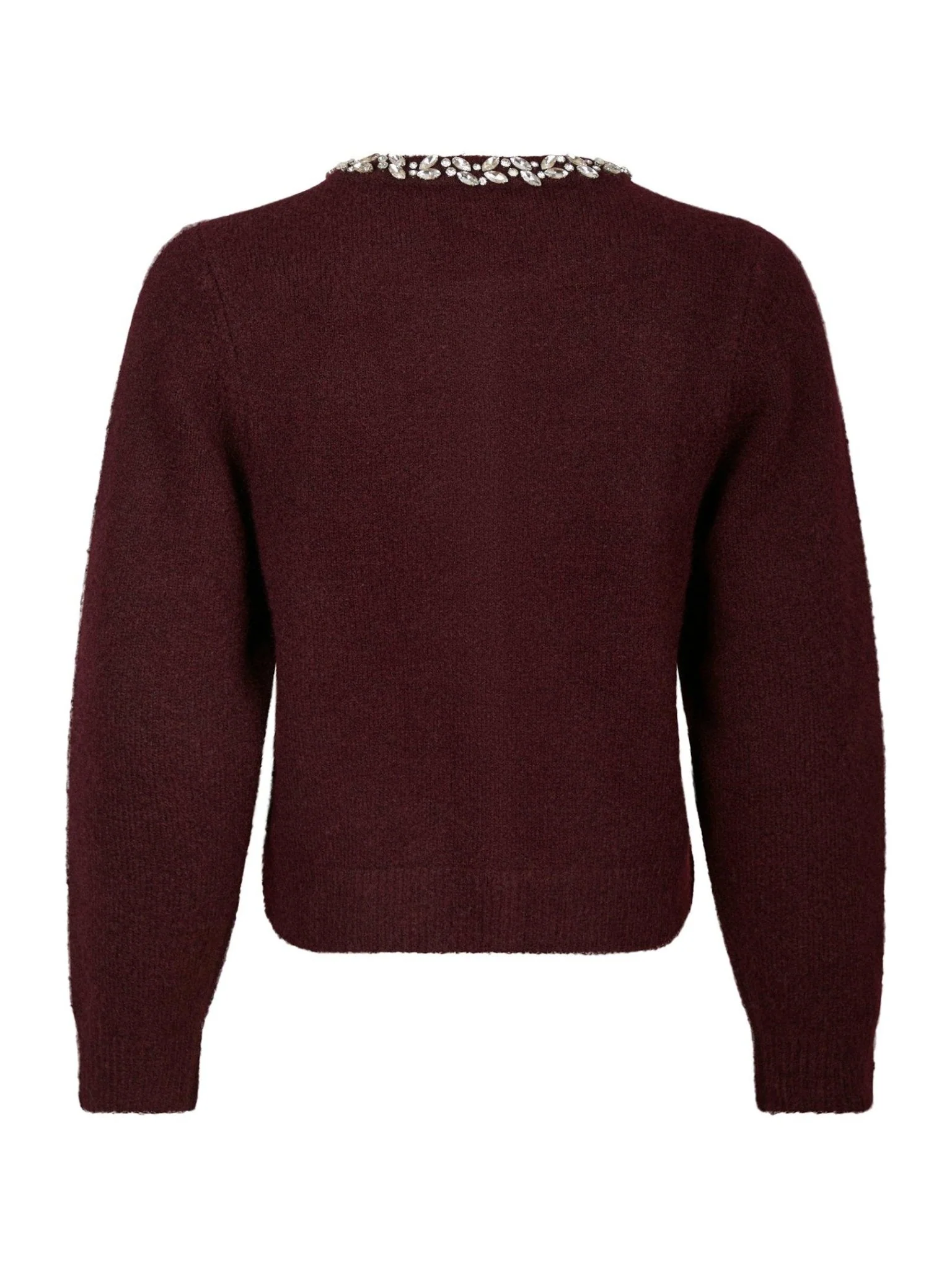 Marie Stone Knit Cardigan Wine - Image 7