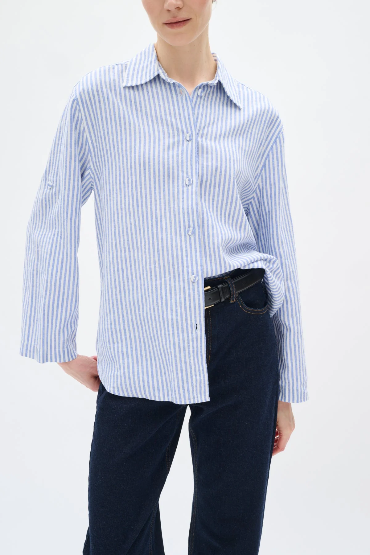 Rimoneiw Shirt Blue / White - Image 3