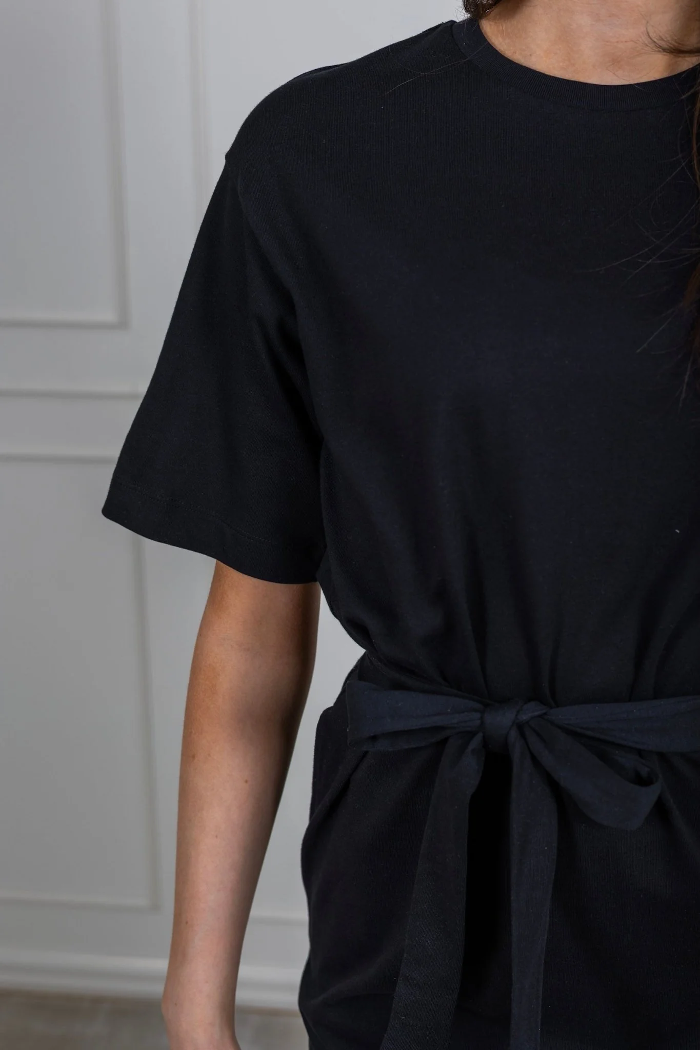 Essential Ss Pocket Ankle Dress Black - Image 5