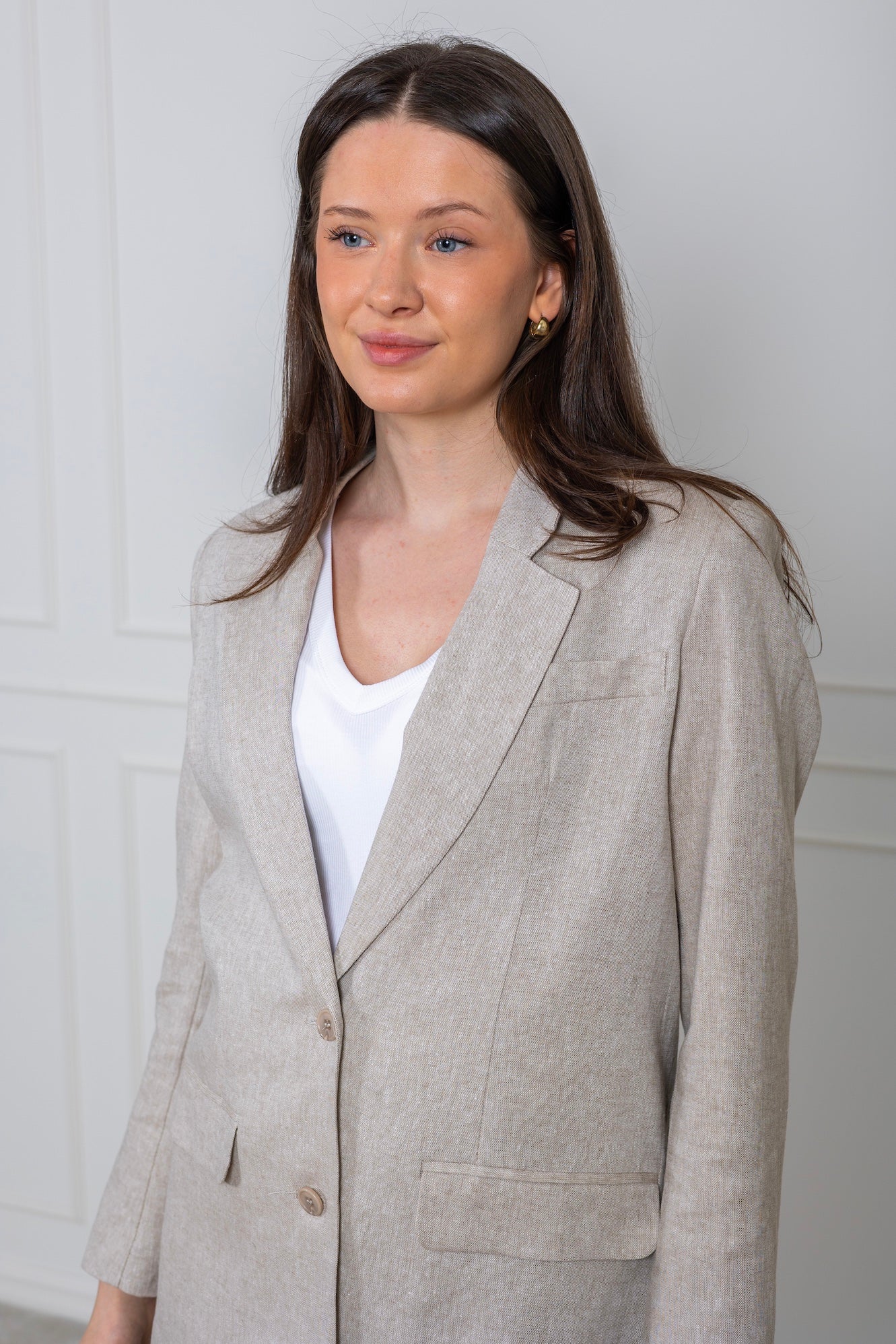 Tania-Rita Ls Relaxed Blazer Nomad Melange - Image 5