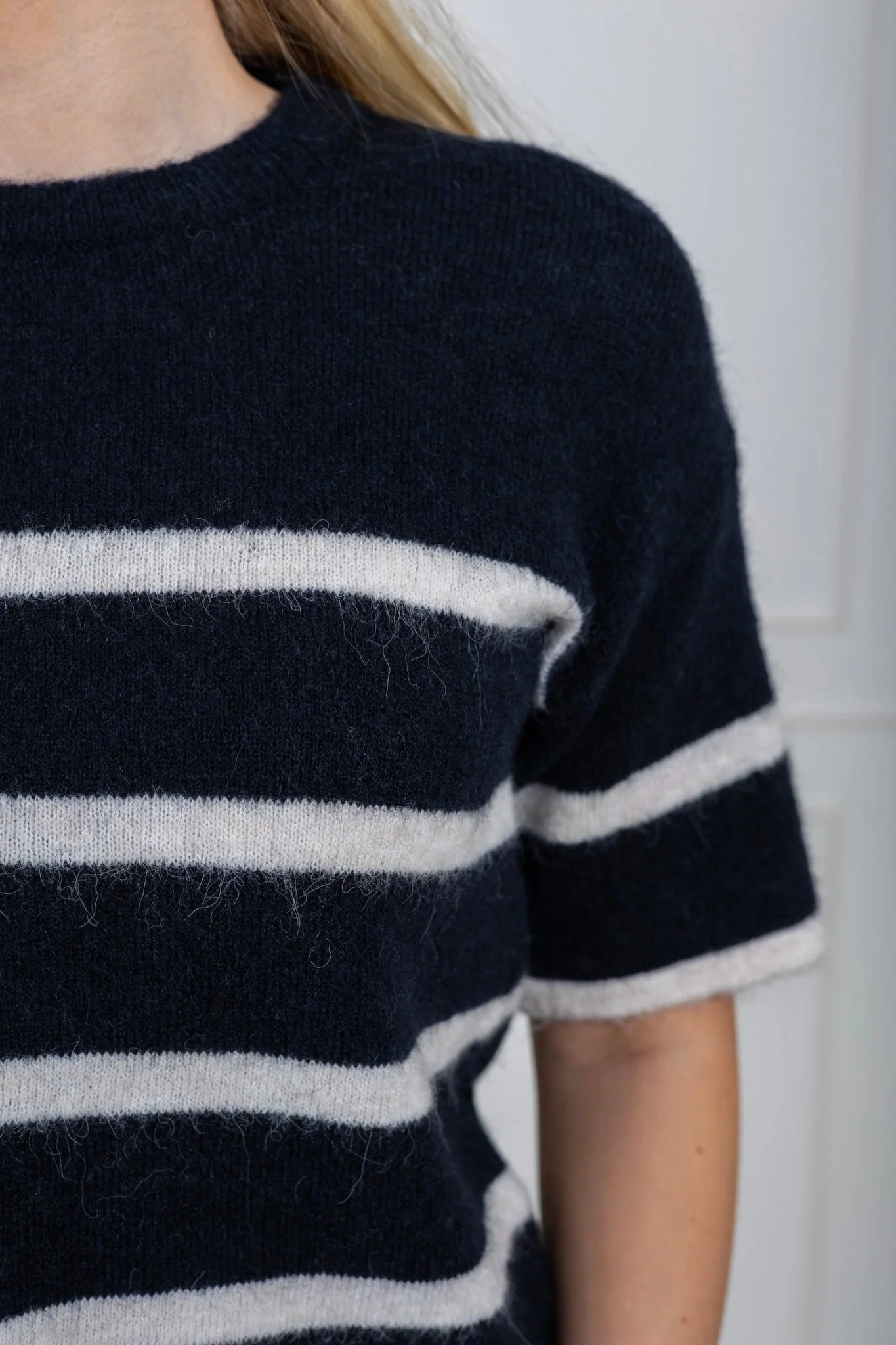 Maline-Liliana 2/4 Knit O-Neck Dark Sapphire Birch - Image 6