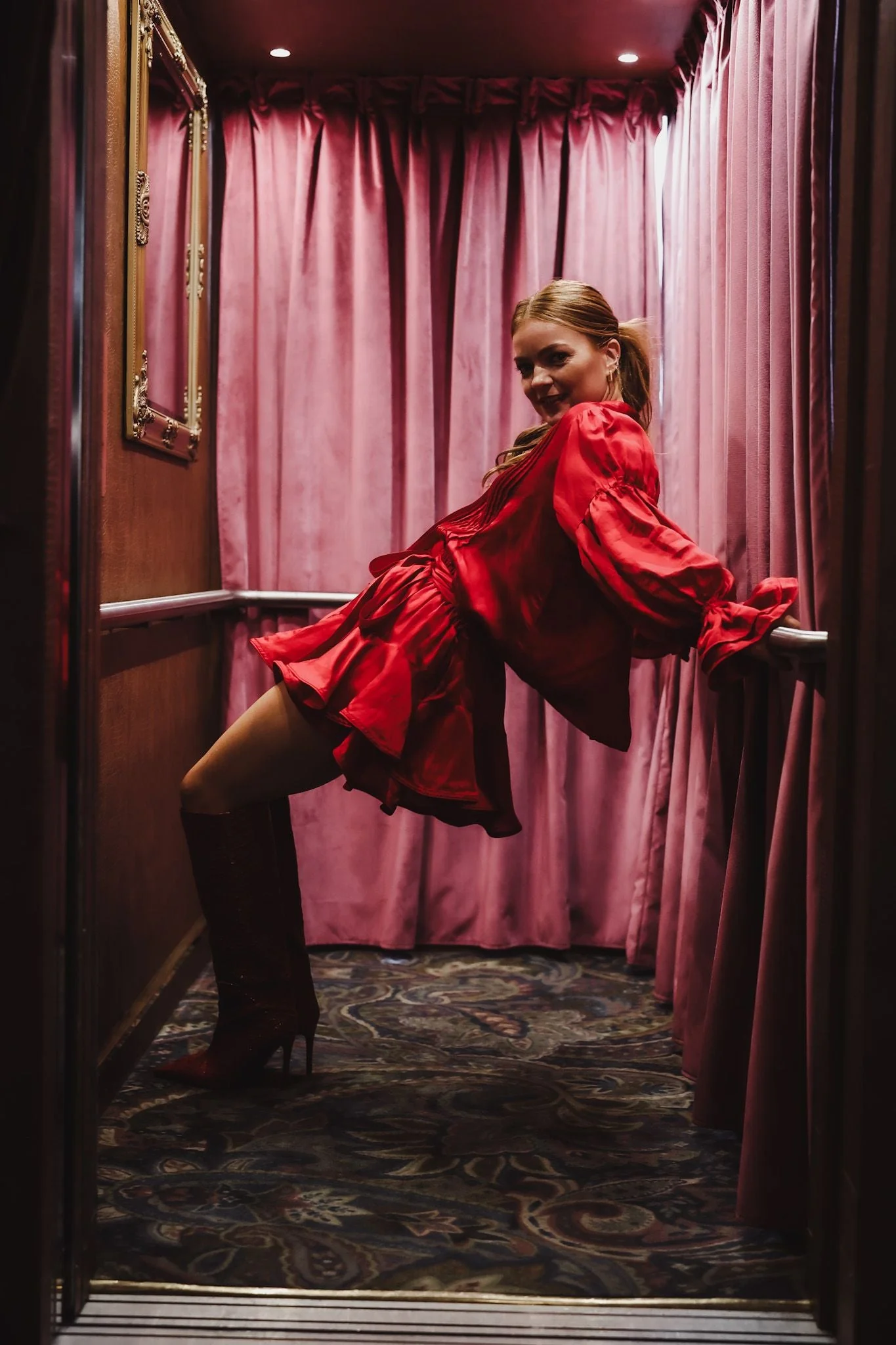 Coco Blouse Red - Image 5