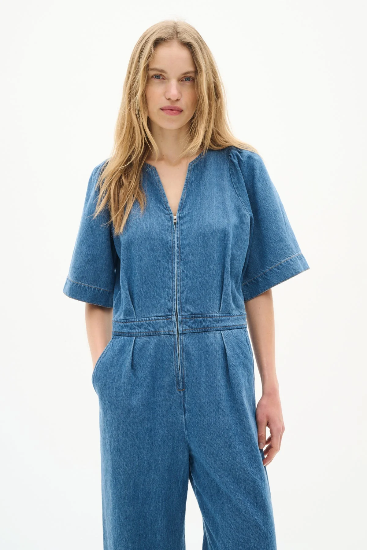 Ballariziw Jumpsuit Blue Denim - Image 7
