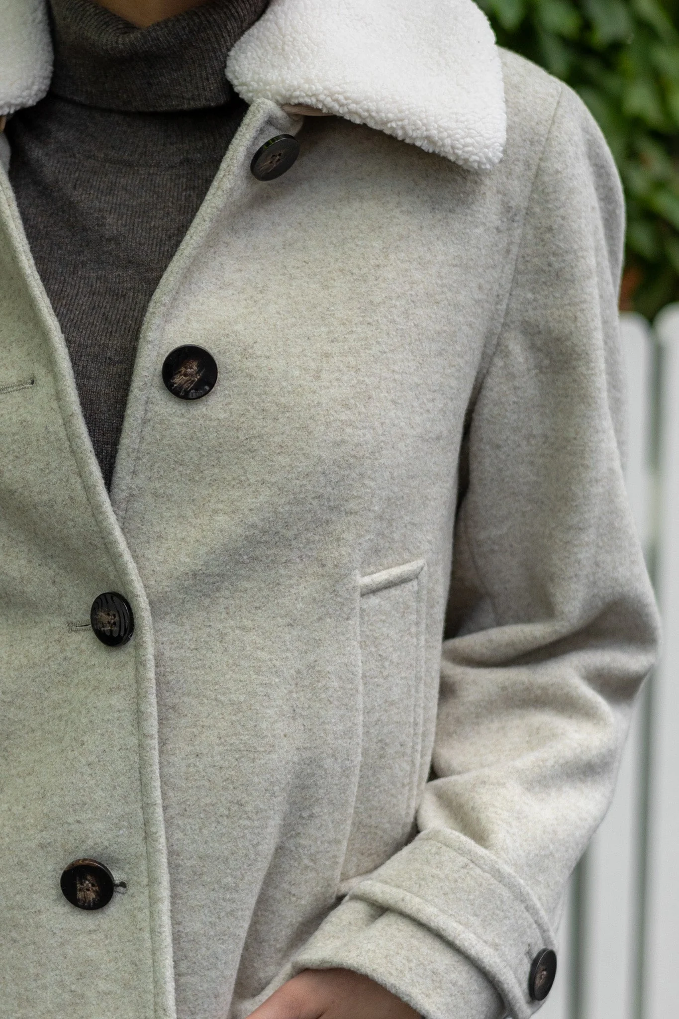 Sylvia Outerwear Pure Cashmere Melange - Image 5