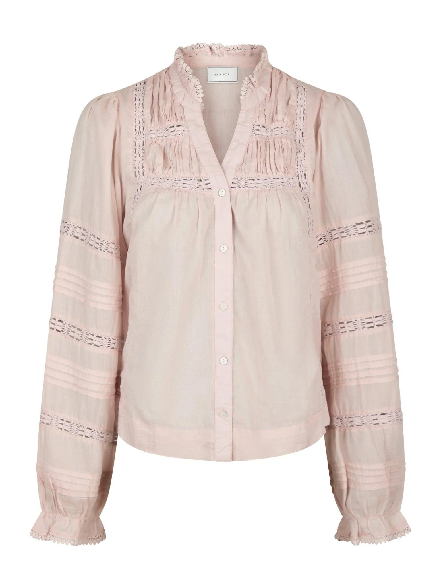 Lyla S Voile Blouse Dusty Rose - Image 2