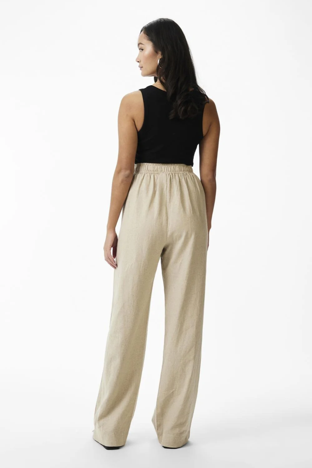 Flaxy Hw Linen Pant Birch - Image 11