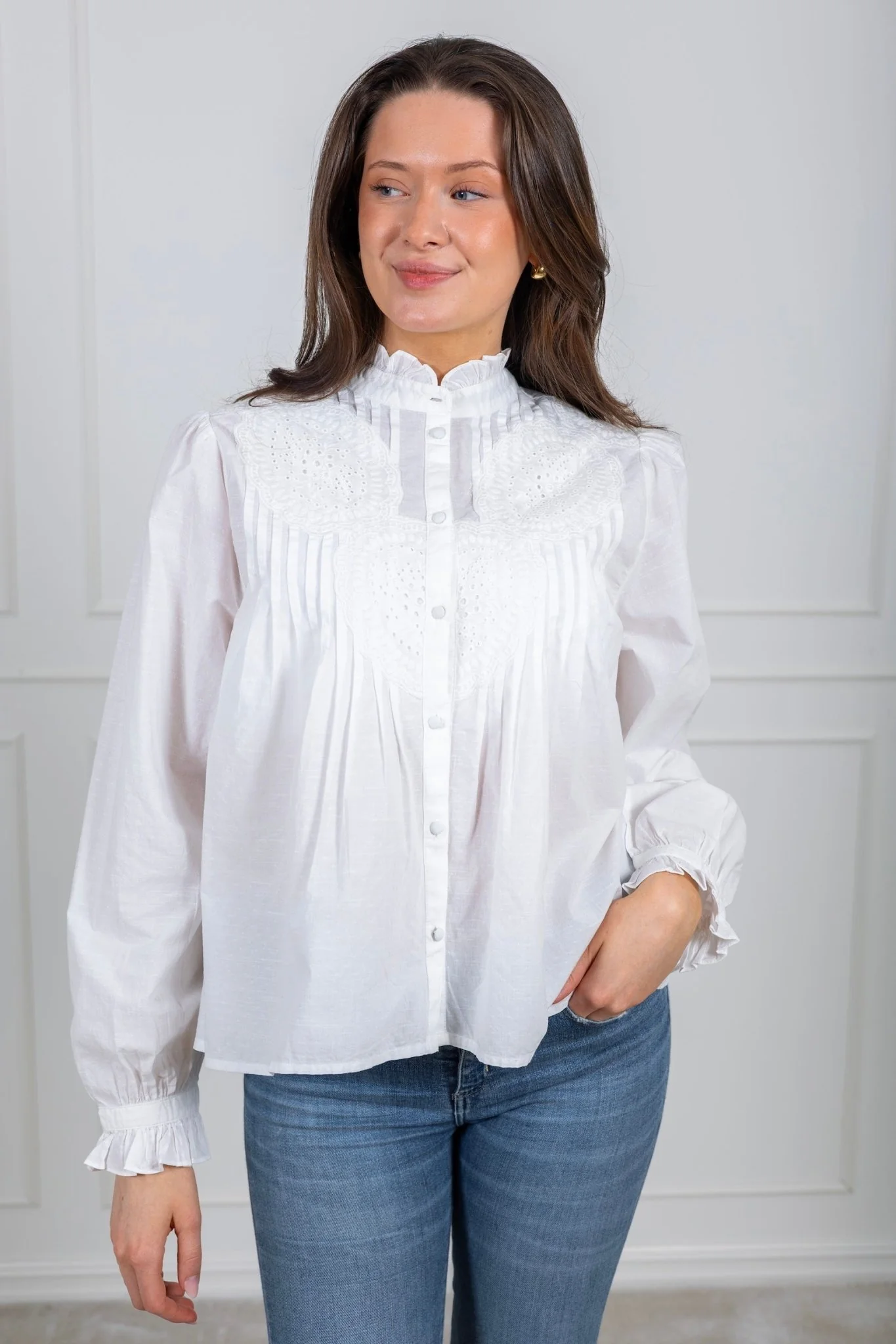 Yasmyrina Ls Shirt Star White - Image 4
