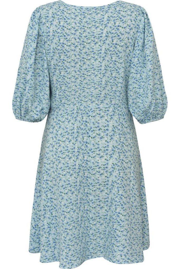 Gino 3/4 Dress Blue/White - Image 8