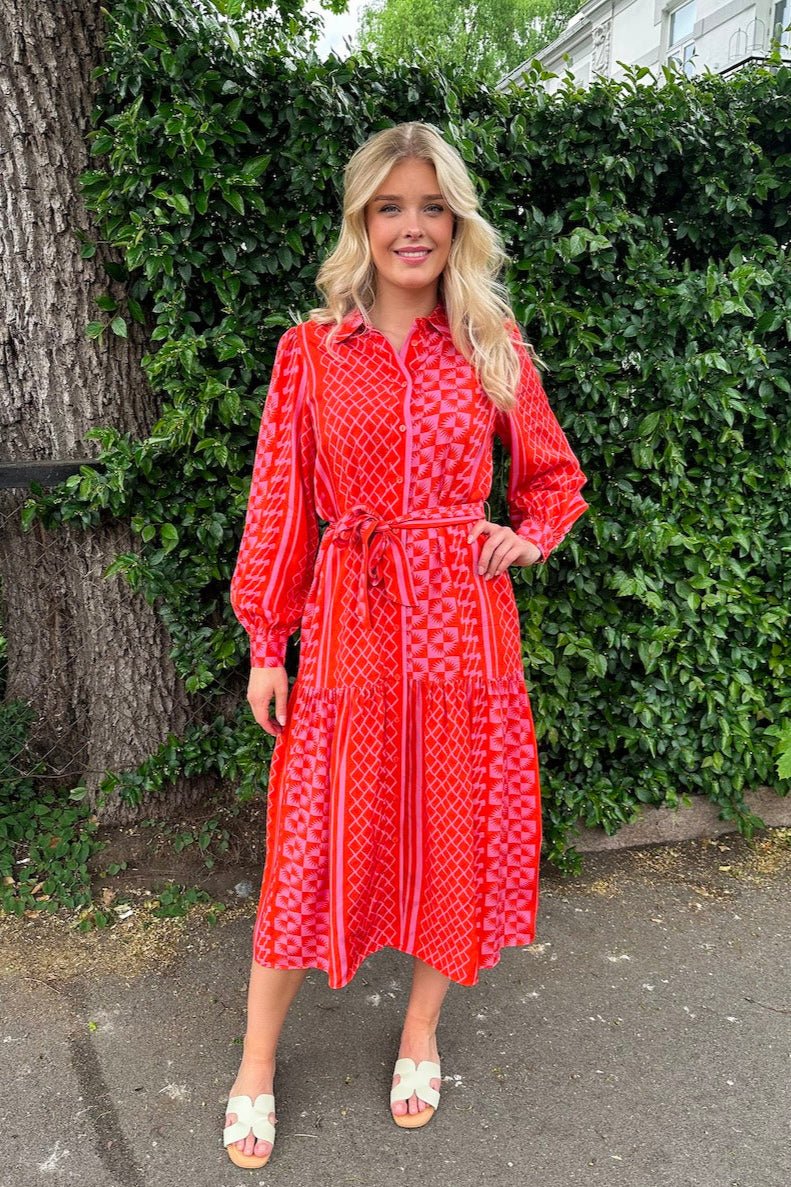 Chadia Dress Geranium - Image 3