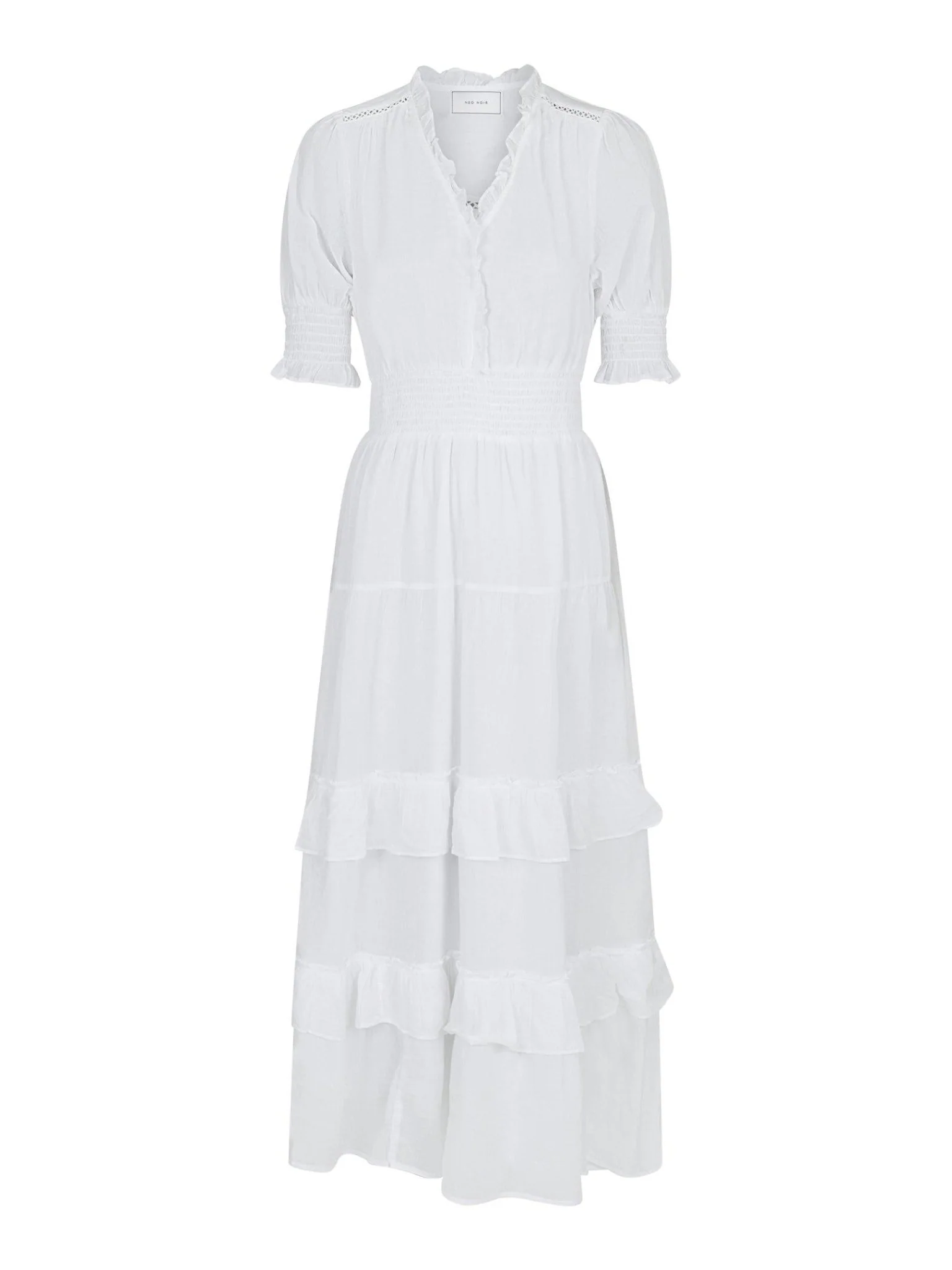 Sophie S Voile Dress White - Image 2