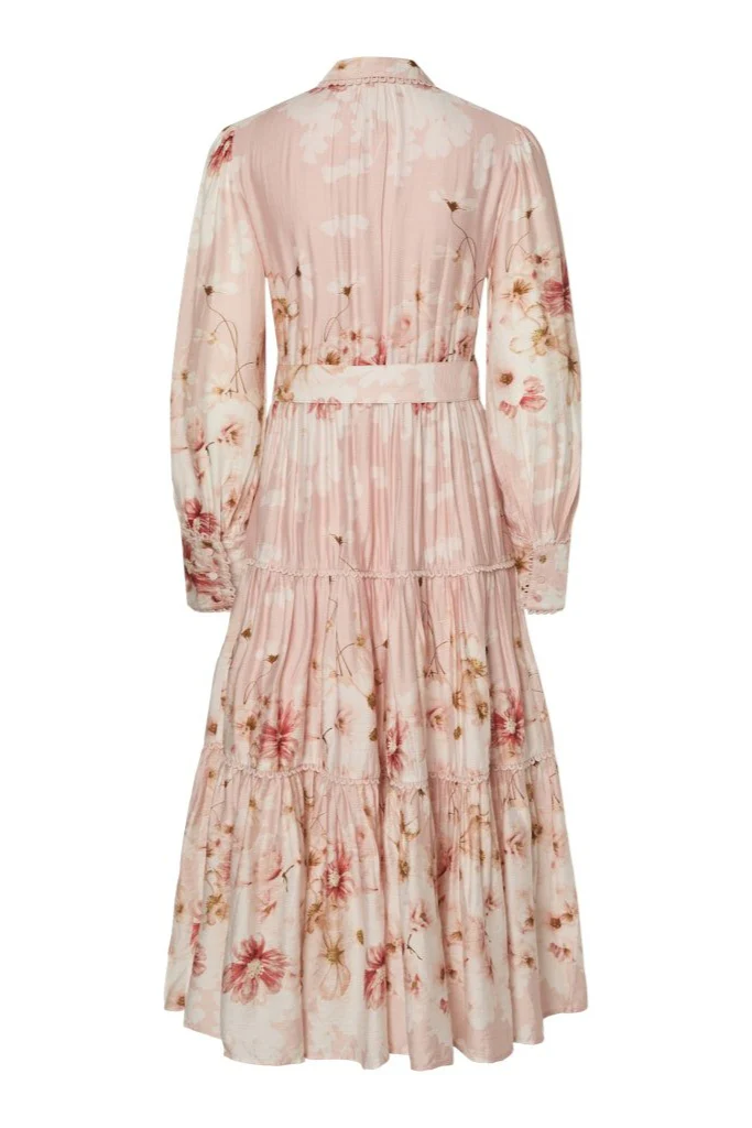 Billa Ls Long Dress Chintz Rose Billa Aop - Image 11