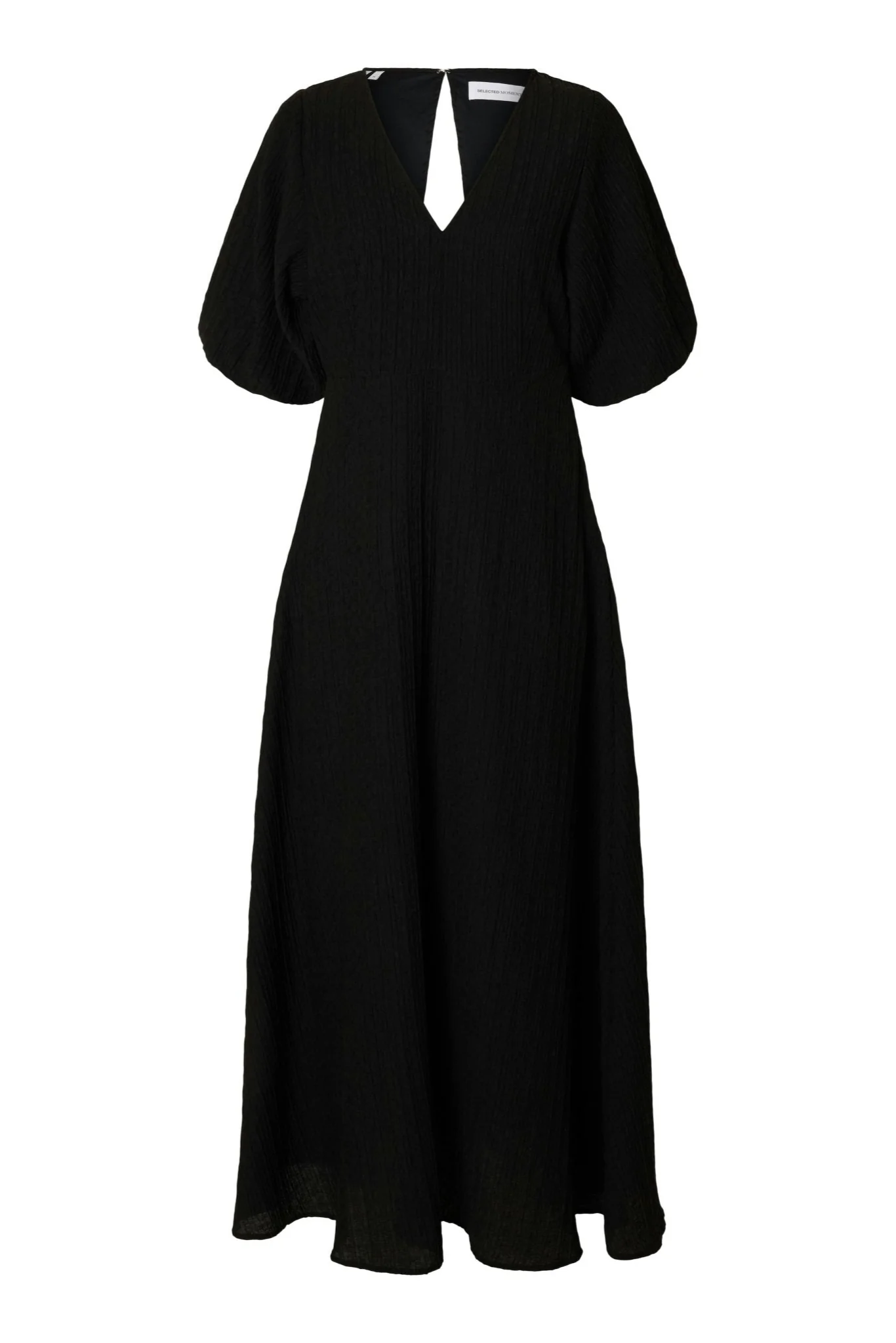 Maddie Ss Midi Dress Black - Image 2