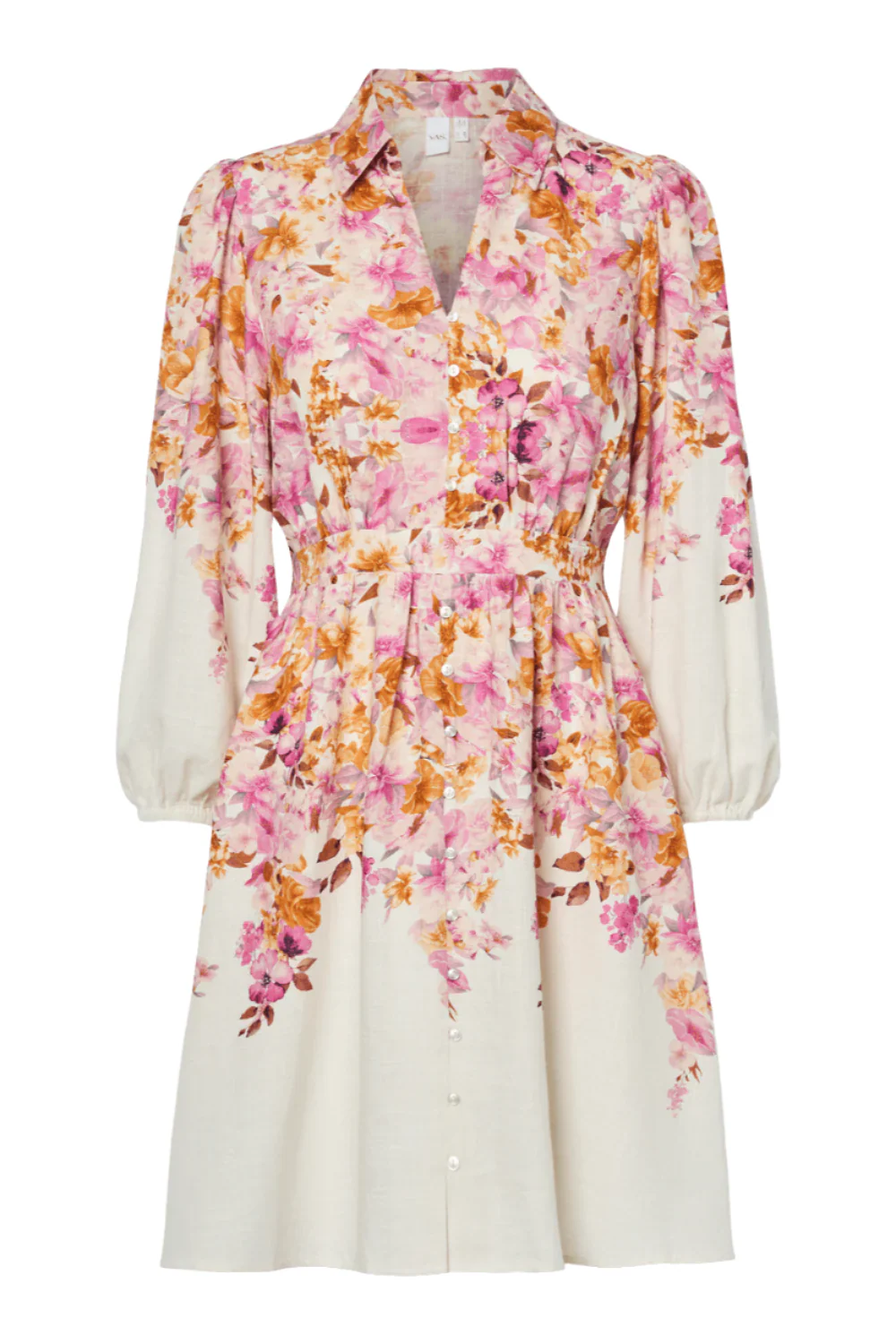 Cleo Ls Dress Birch Cleo Print - Image 2