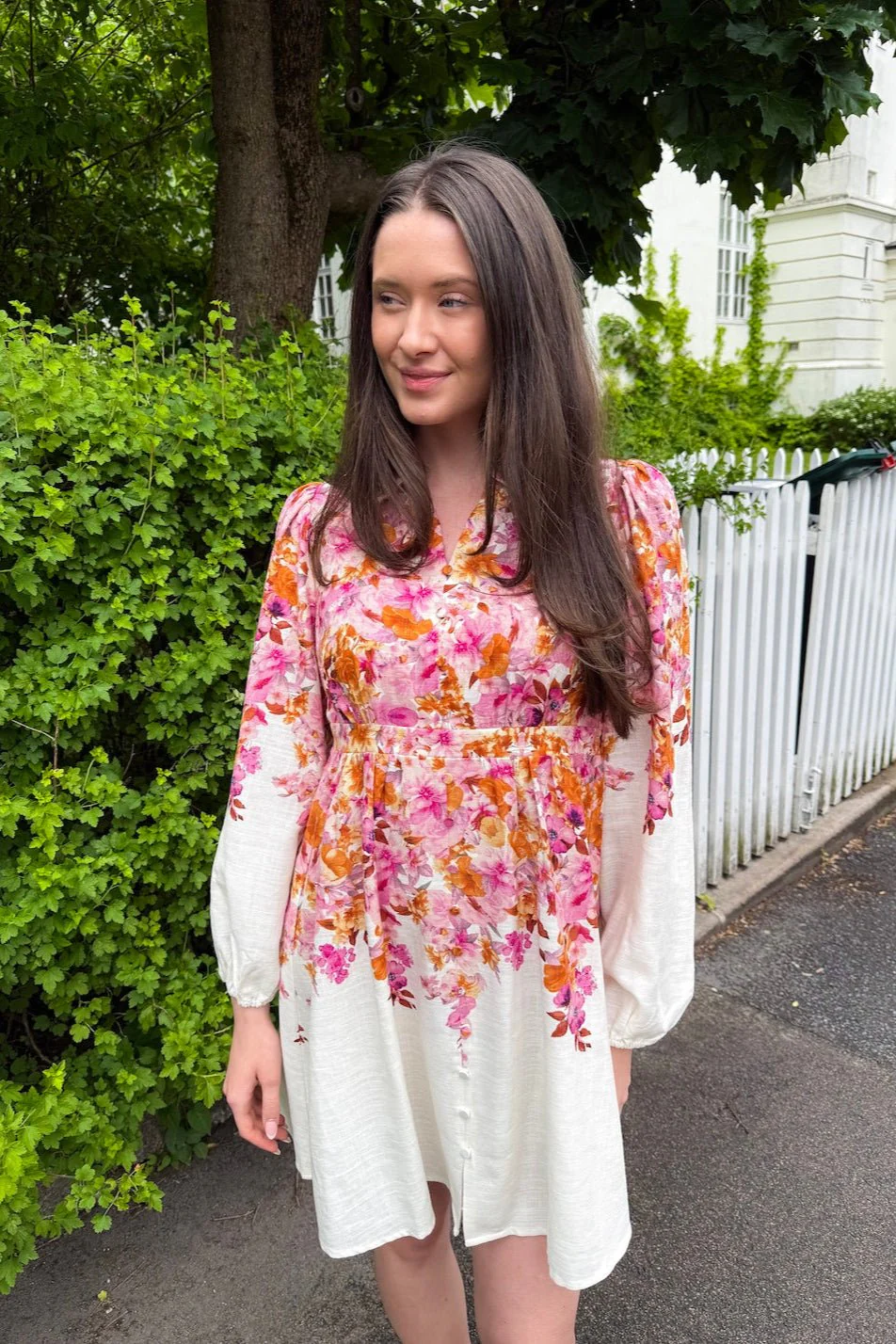 Cleo Ls Dress Birch Cleo Print - Image 7