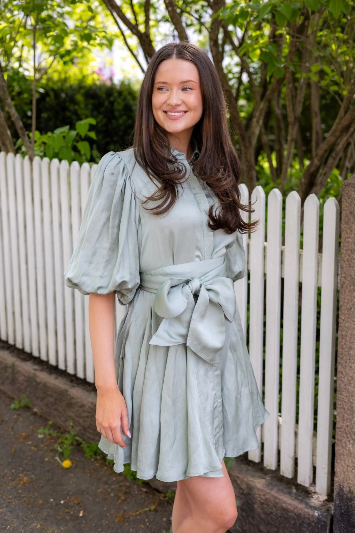 Bon Weekend Dress Soft Pistachio - Image 3
