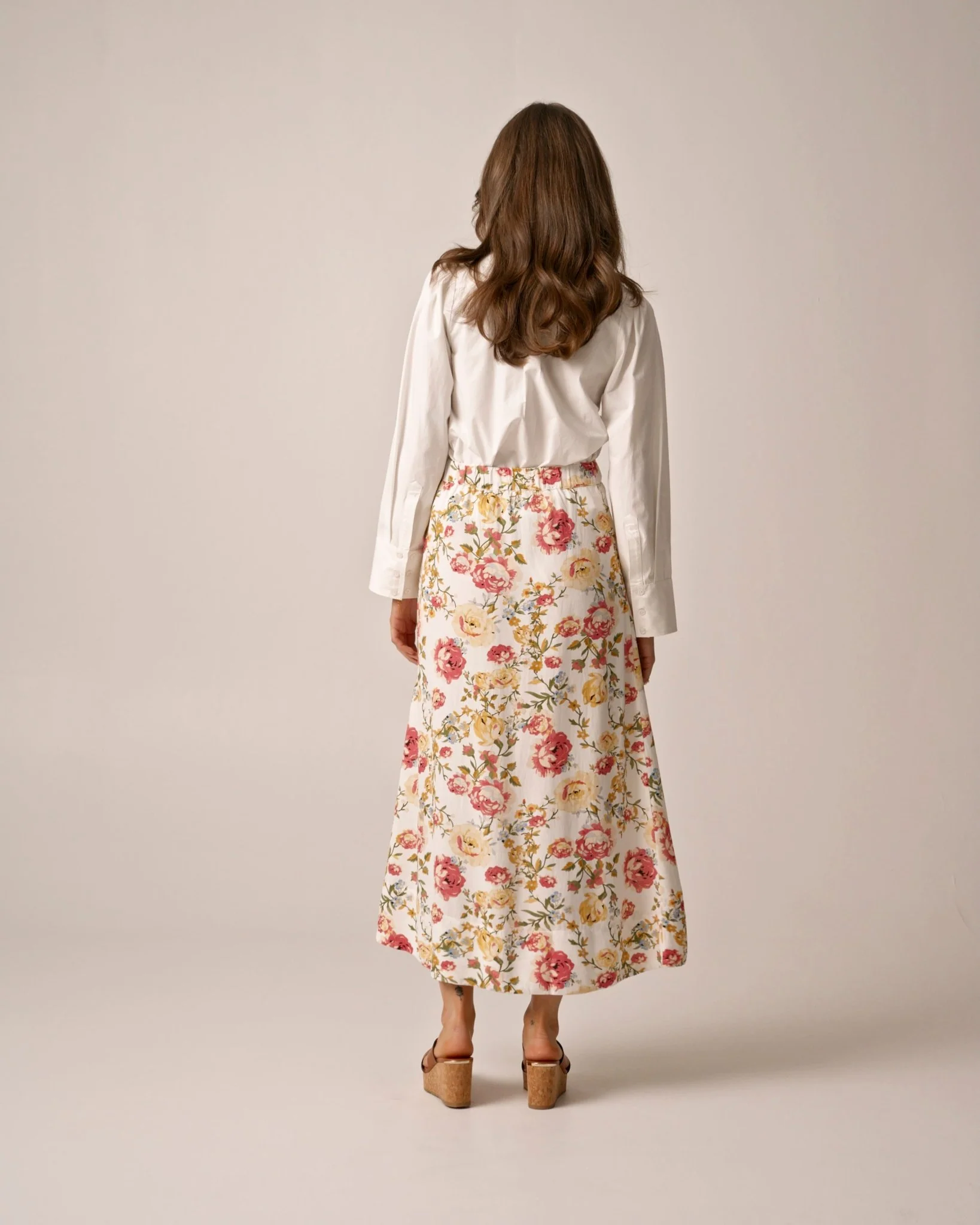Linen Skirt Rosette - Image 4