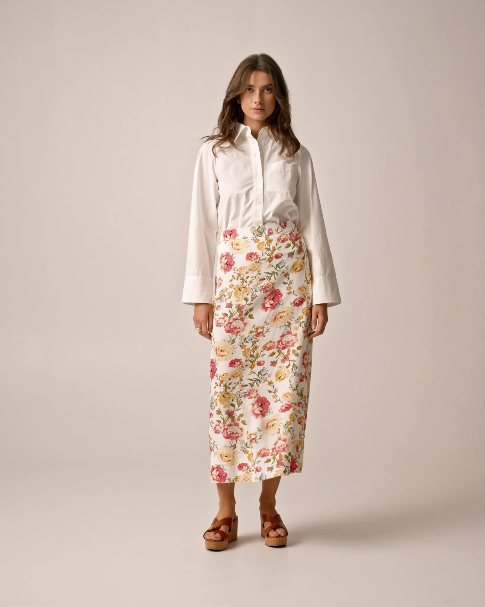 Linen Skirt Rosette - Image 5