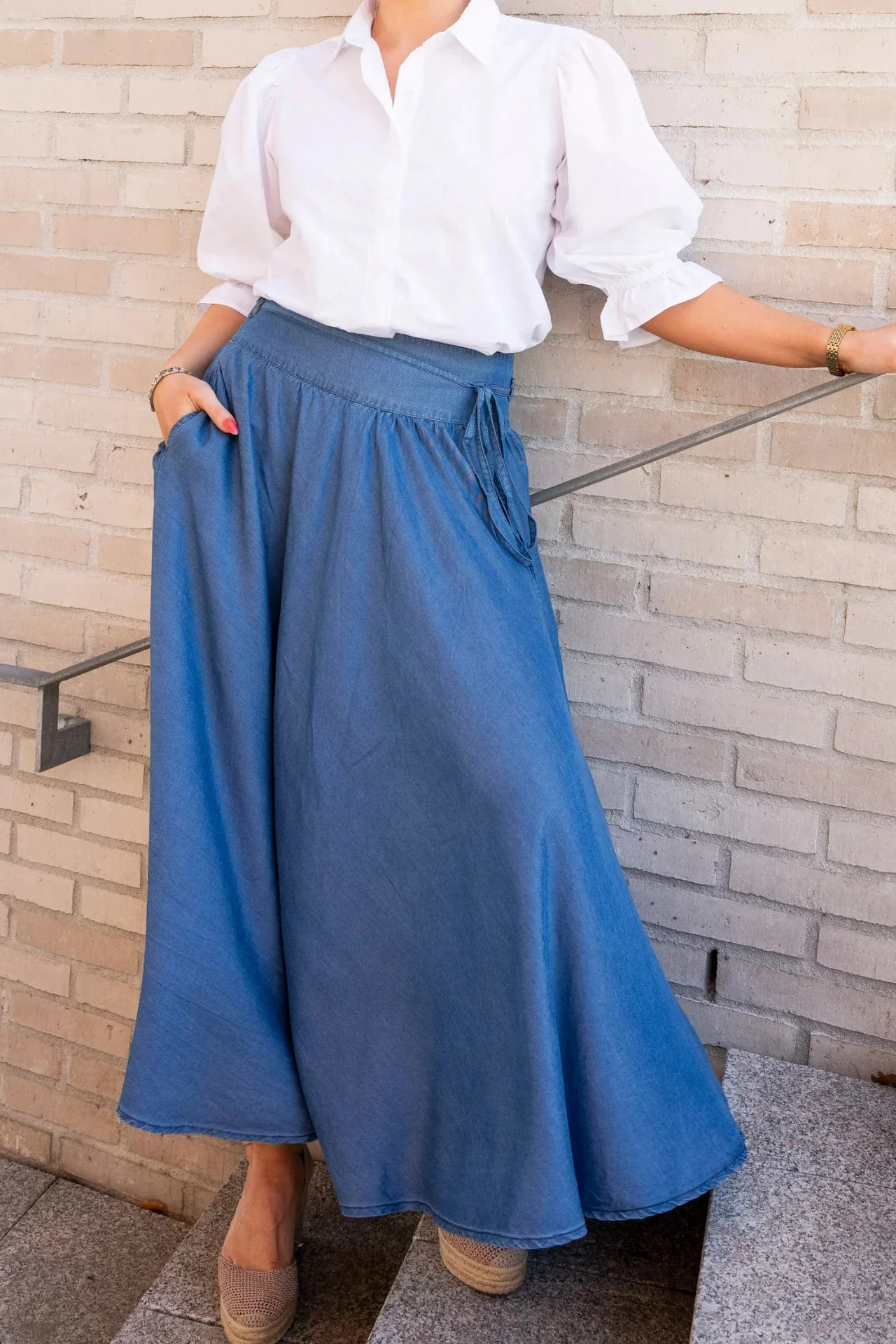 Astrid Skirt Soft Denim - Image 15