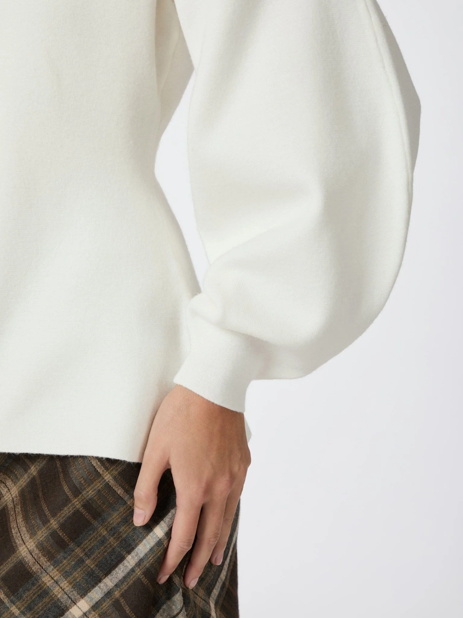 Sellie Knit Cardigan Off White - Image 5