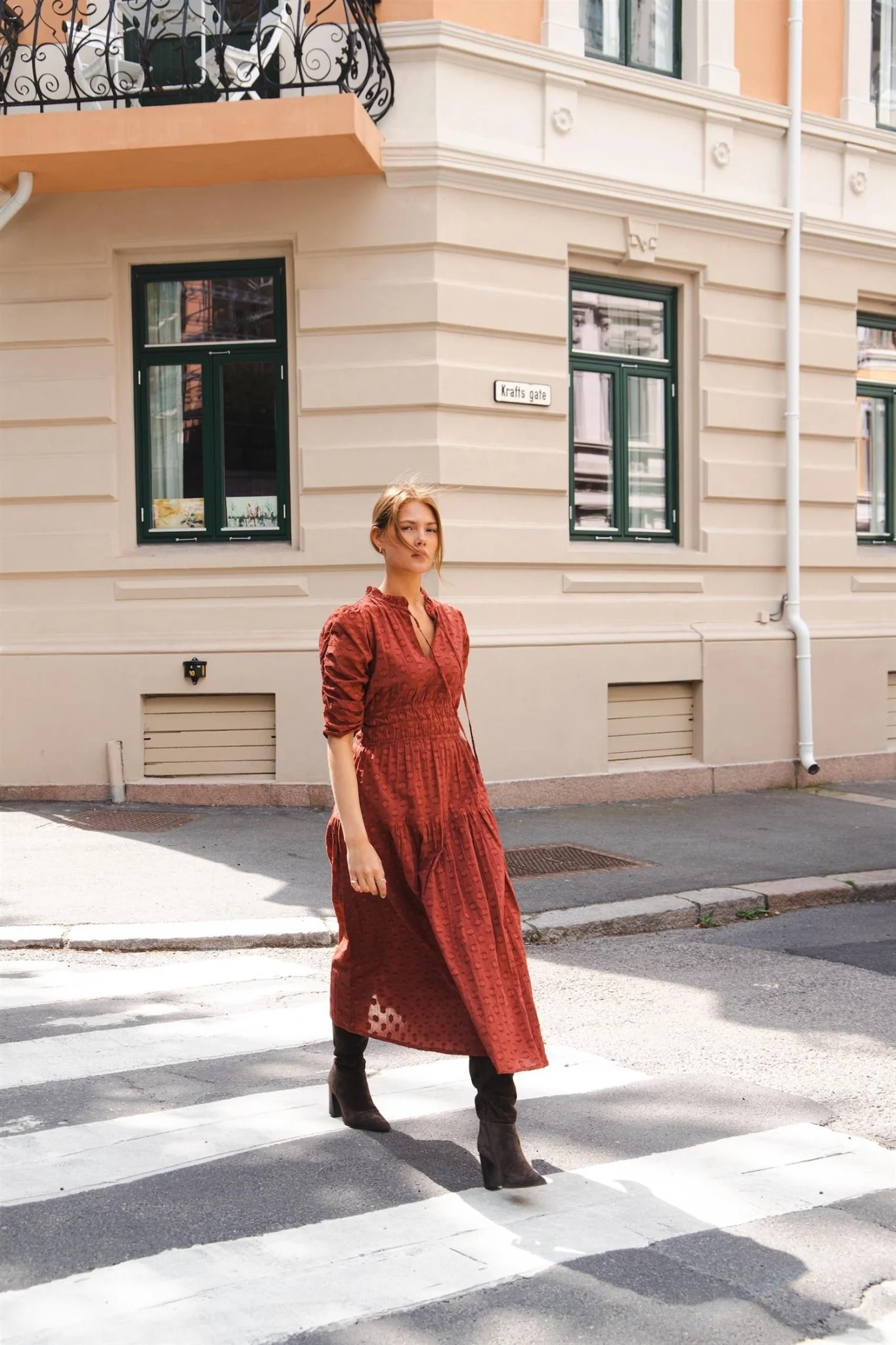 Madison Dress Cinnamon - Image 3