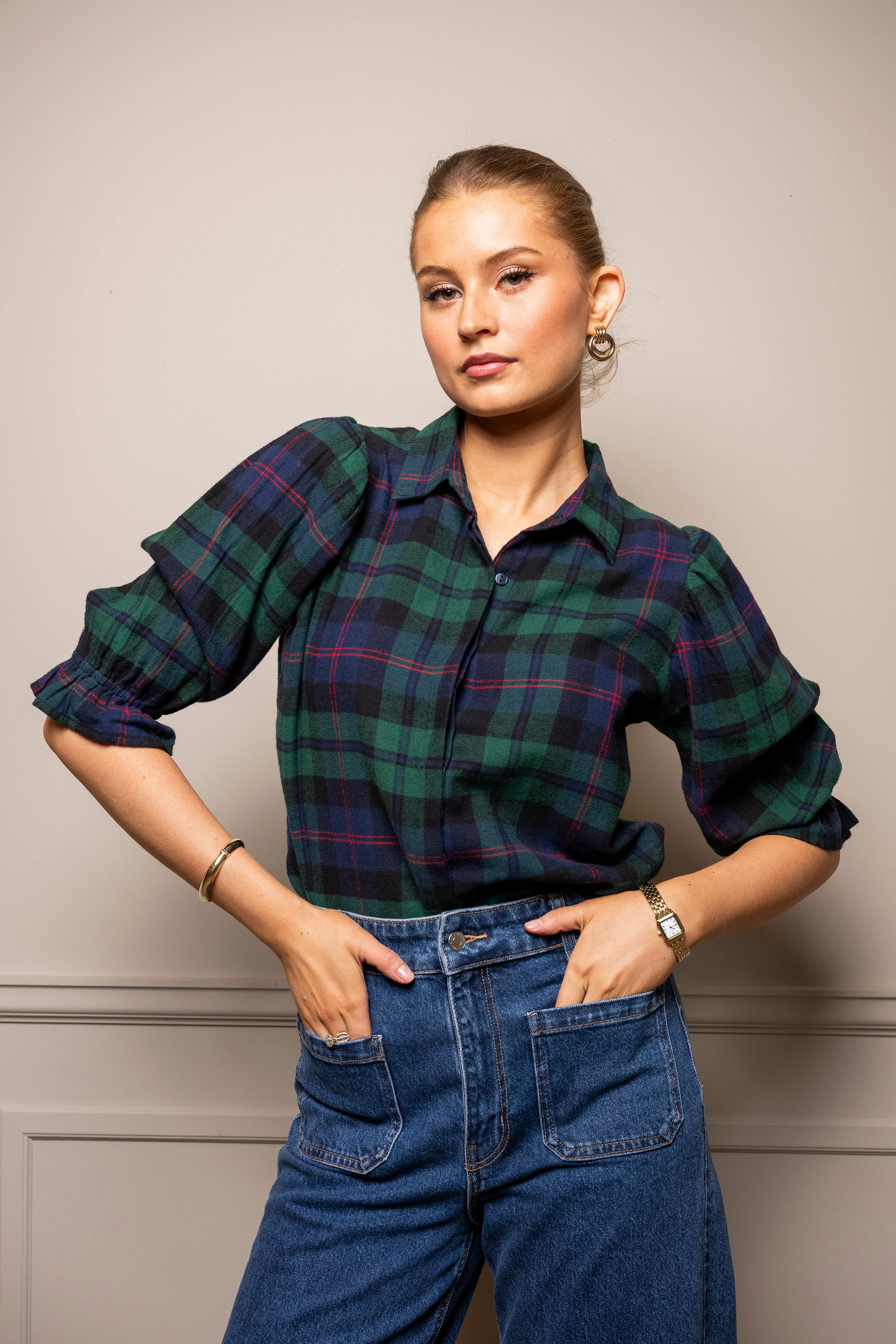 Amy Shirt Scottish Plaid - Image 5